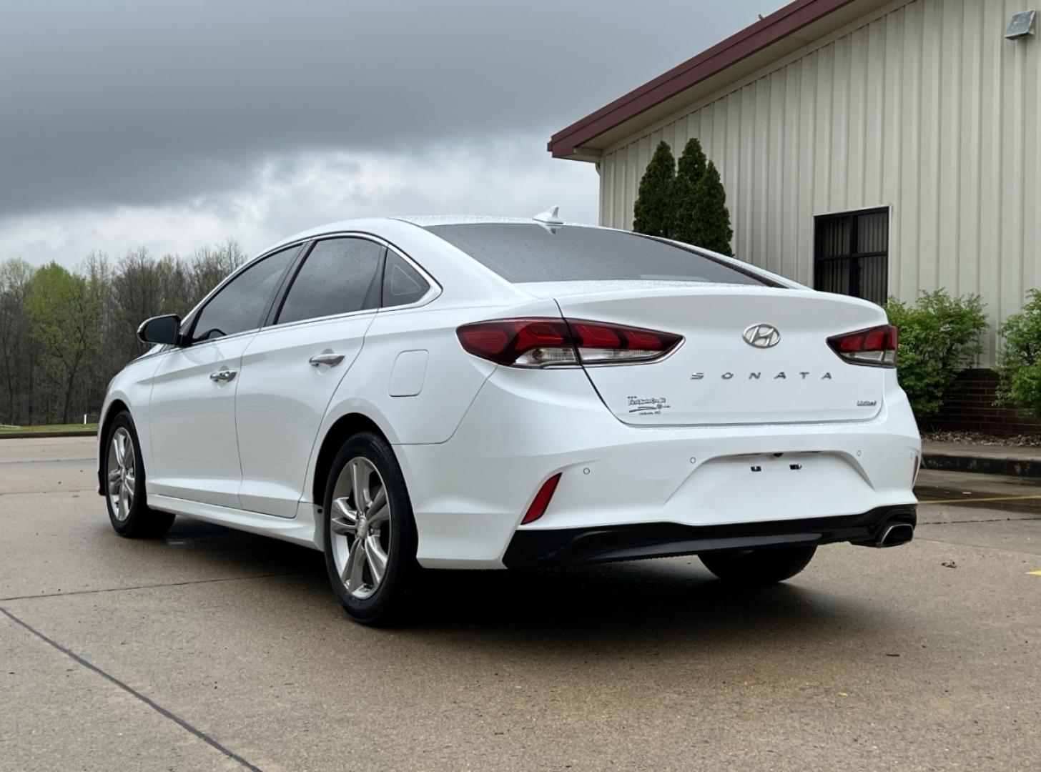 2018 WHITE /Tan HYUNDAI SONATA LIMITED (5NPE34AF0JH) with an 2.4L engine, Automatic transmission, located at 2990 Old Orchard Rd., Jackson, MO, 63755, 37.354214, -89.612106 - Photo#10