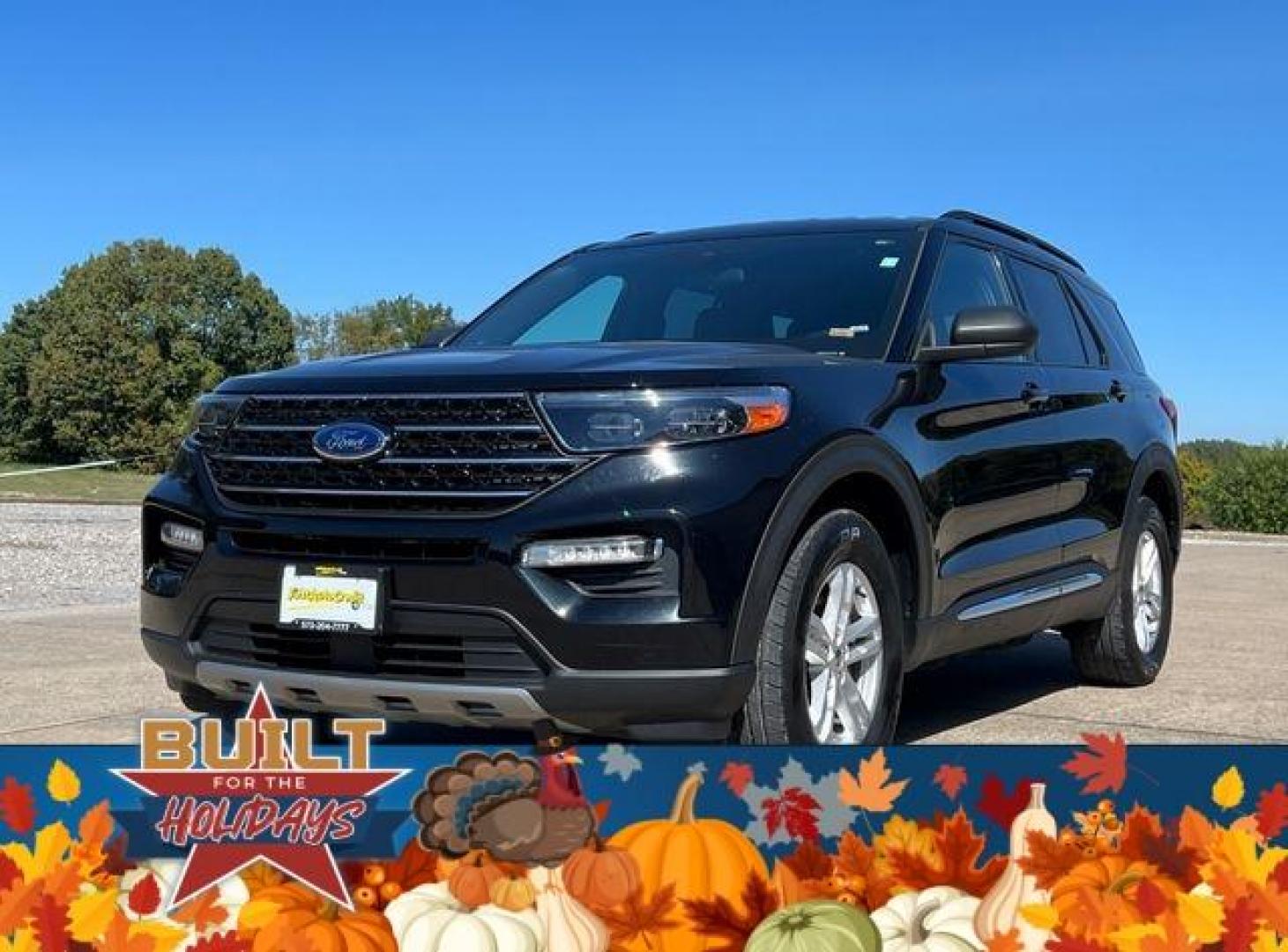 2020 BLACK /Black FORD EXPLORER XLT (1FMSK8DH7LG) with an 2.3L engine, Automatic transmission, located at 2990 Old Orchard Rd., Jackson, MO, 63755, 37.354214, -89.612106 - Photo#8