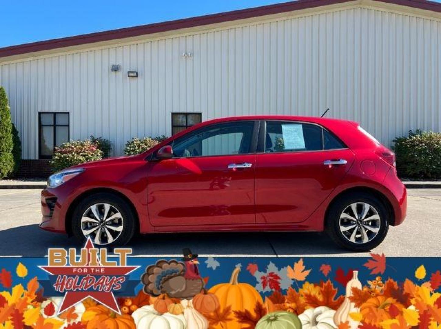 2022 RED /Black KIA RIO S (3KPA25AD6NE) with an 1.6L engine, Continuously Variable transmission, located at 2990 Old Orchard Rd., Jackson, MO, 63755, 37.354214, -89.612106 - Photo#4