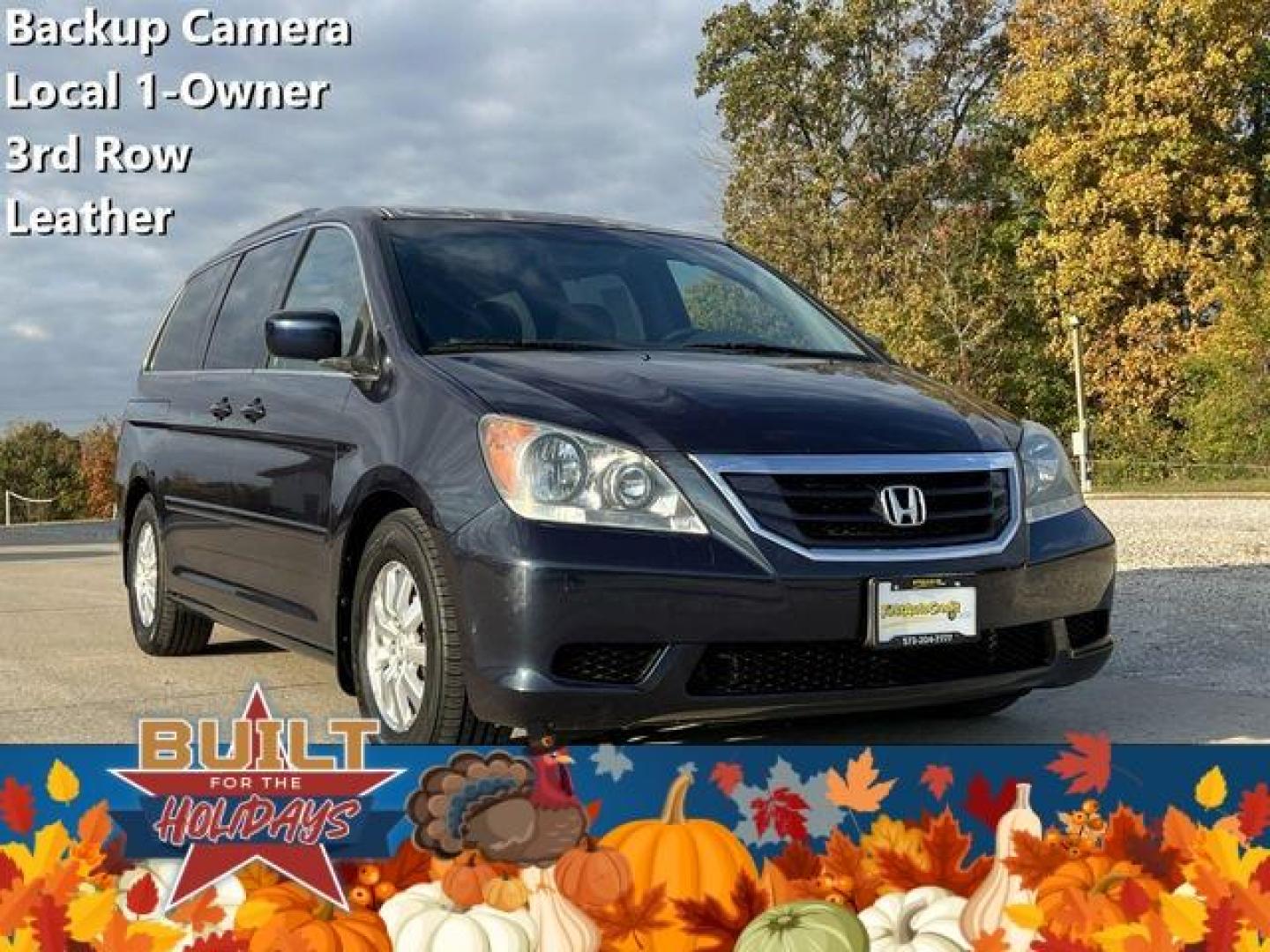 2010 NAVY /Gray HONDA ODYSSEY EX-L (5FNRL3H72AB) with an 3.5L engine, Automatic transmission, located at 2990 Old Orchard Rd., Jackson, MO, 63755, 37.354214, -89.612106 - Photo#0