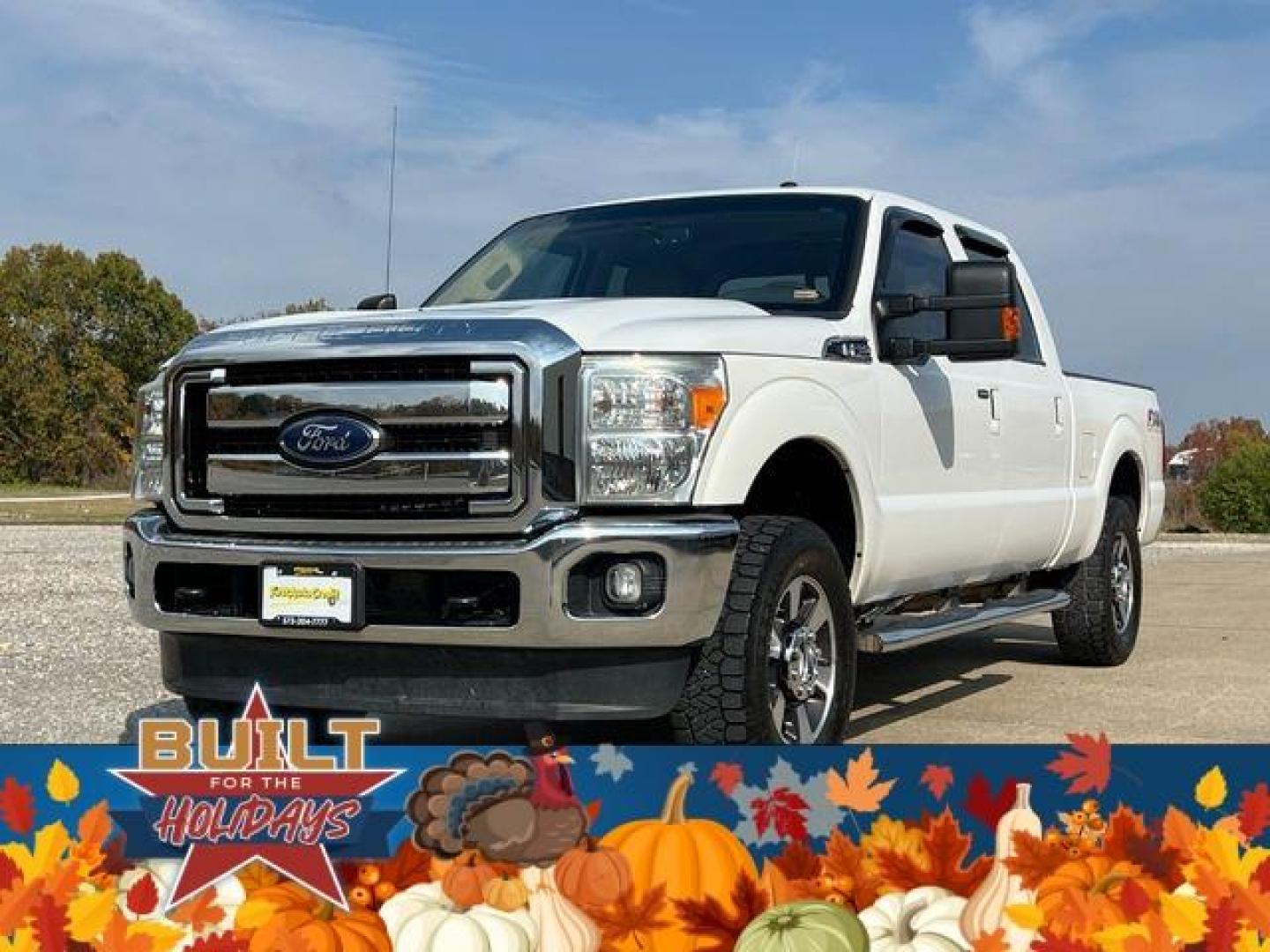 2016 WHITE /Tan FORD F250 LARIAT (1FT7W2B61GE) with an 6.2L engine, Automatic transmission, located at 2990 Old Orchard Rd., Jackson, MO, 63755, 37.354214, -89.612106 - Photo#7