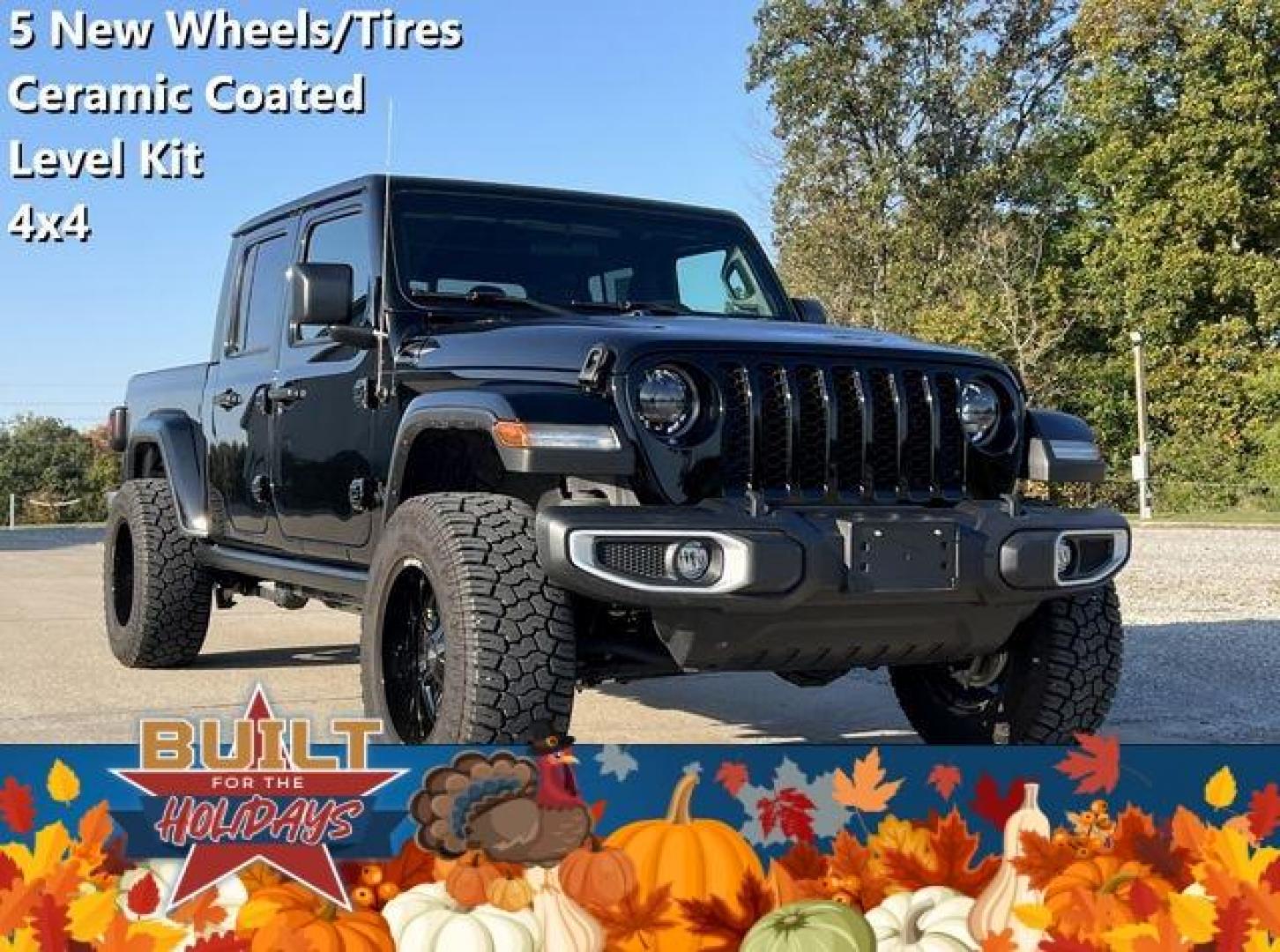 2023 BLACK /Black JEEP GLADIATOR SPORT (1C6HJTAG6PL) with an 3.6L engine, Automatic transmission, located at 2990 Old Orchard Rd., Jackson, MO, 63755, 37.354214, -89.612106 - Photo#0