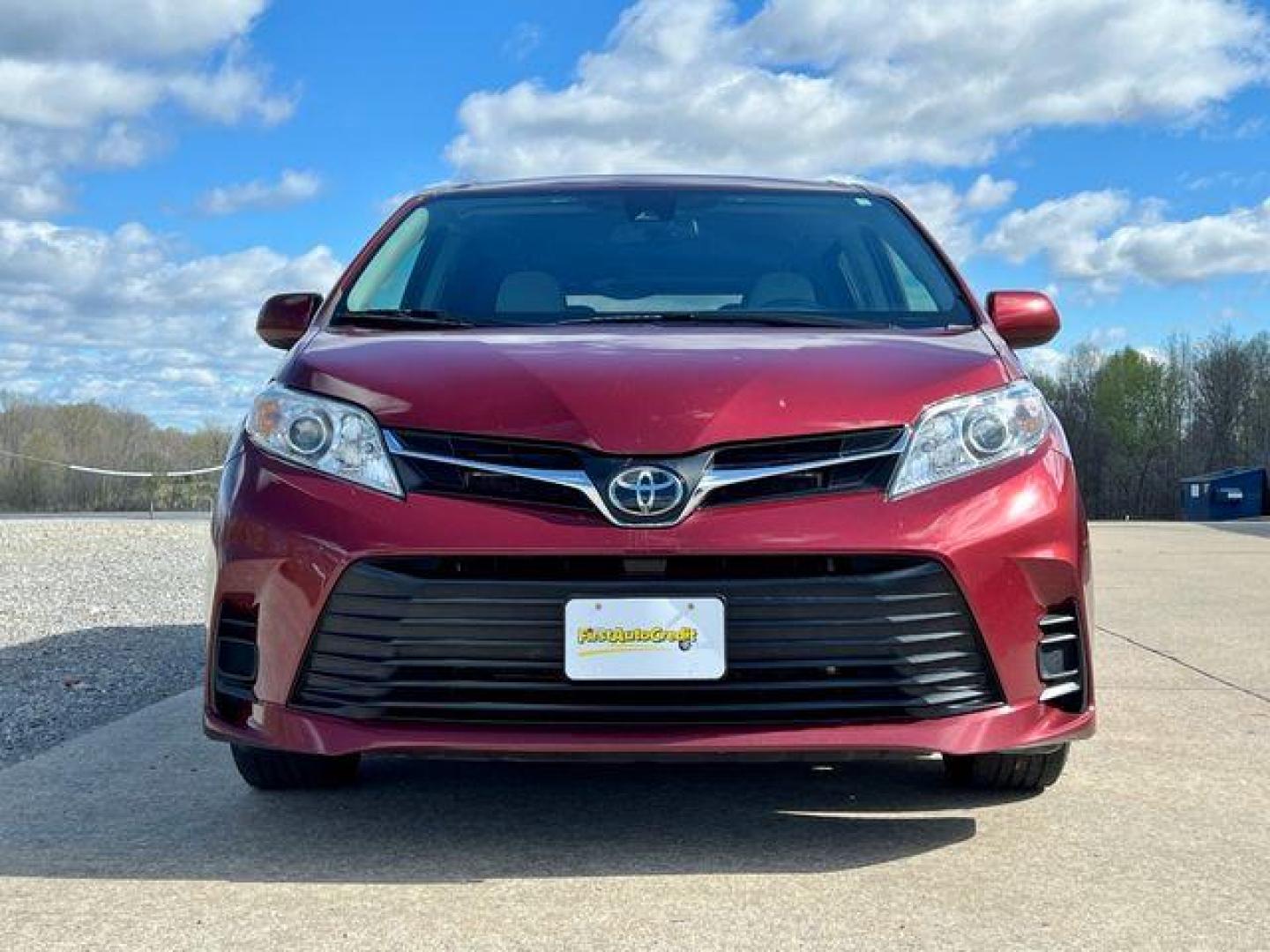 2020 MAROON /Tan TOYOTA SIENNA LE (5TDKZ3DC6LS) with an 3.5L engine, Automatic transmission, located at 2990 Old Orchard Rd., Jackson, MO, 63755, 37.354214, -89.612106 - Photo#10