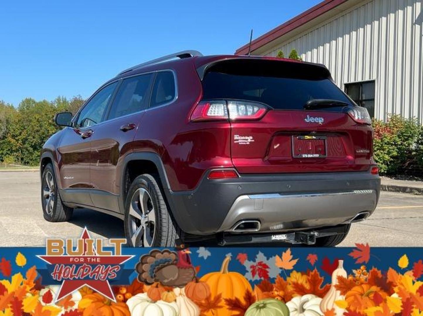 2020 MAROON /Tan JEEP CHEROKEE LIMITED (1C4PJLDX3LD) with an 3.2L engine, Automatic transmission, located at 2990 Old Orchard Rd., Jackson, MO, 63755, 37.354214, -89.612106 - Photo#10