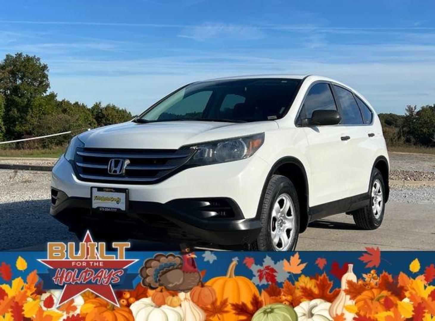 2012 WHITE /Gray HONDA CR-V LX (5J6RM3H33CL) with an 2.4L engine, Automatic transmission, located at 2990 Old Orchard Rd., Jackson, MO, 63755, 37.354214, -89.612106 - Photo#3