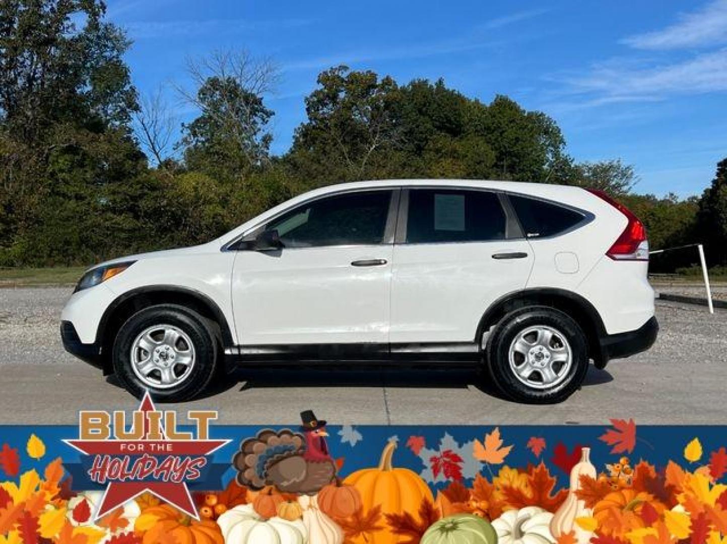 2012 WHITE /Gray HONDA CR-V LX (5J6RM3H33CL) with an 2.4L engine, Automatic transmission, located at 2990 Old Orchard Rd., Jackson, MO, 63755, 37.354214, -89.612106 - Photo#4