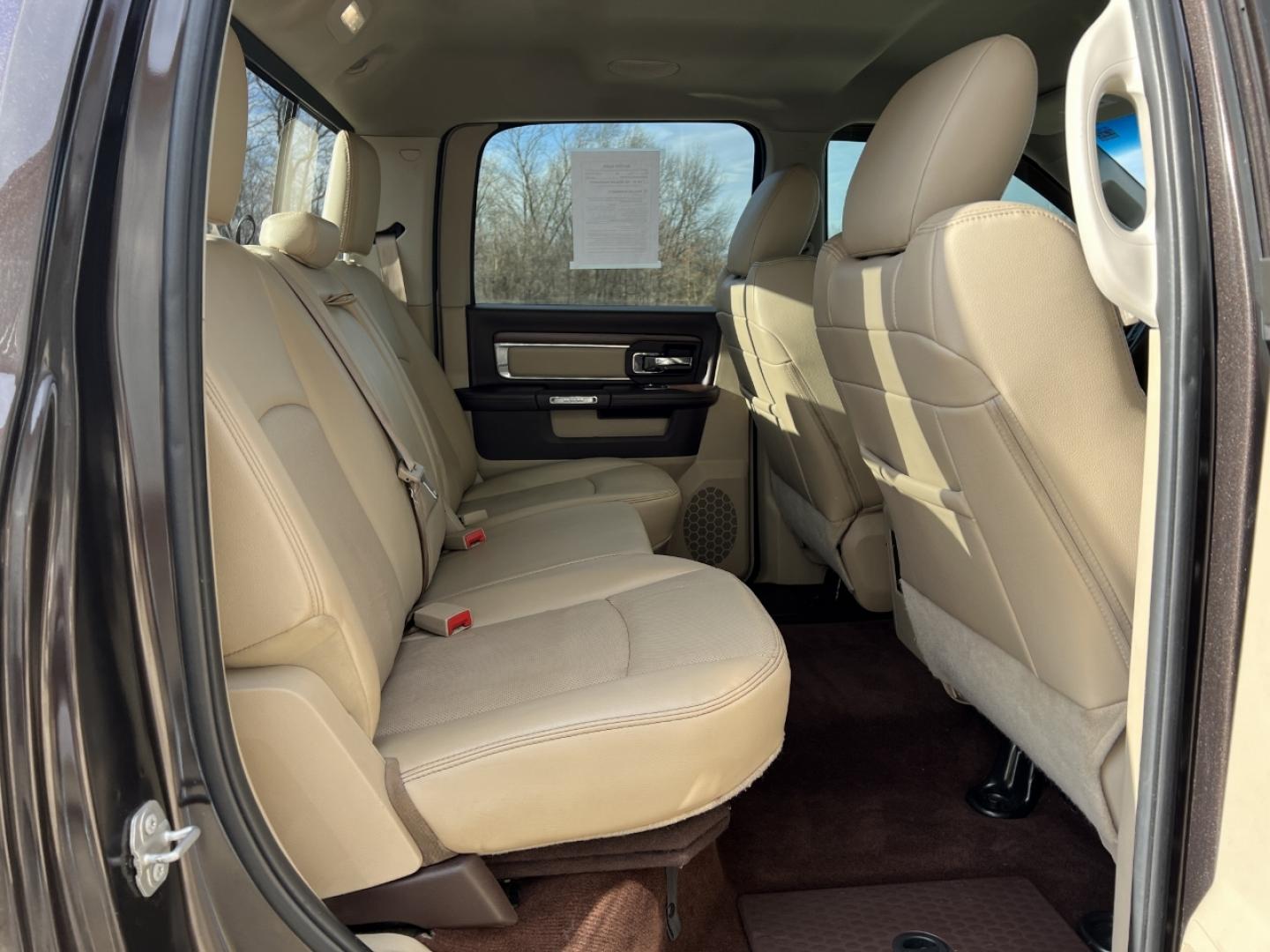 2017 BROWN /Tan Leather RAM 1500 LARAMIE (1C6RR7NT0HS) with an 5.7L V8 HEMI engine, Automatic transmission, located at 2990 Old Orchard Rd., Jackson, MO, 63755, 37.354214, -89.612106 - 2017 Ram 1500 Laramie 161xxx miles 4x4 5.7L V8 HEMI Automatic New Tires Backup Camera Power/Heated/Cooled Seats Heated Rear Seats Heated Steering Wheel Bluetooth Cruise Remote Start Power Windows/Locks/Mirrors We have financing available and we accept trades! Fill out a credit applicat - Photo#19