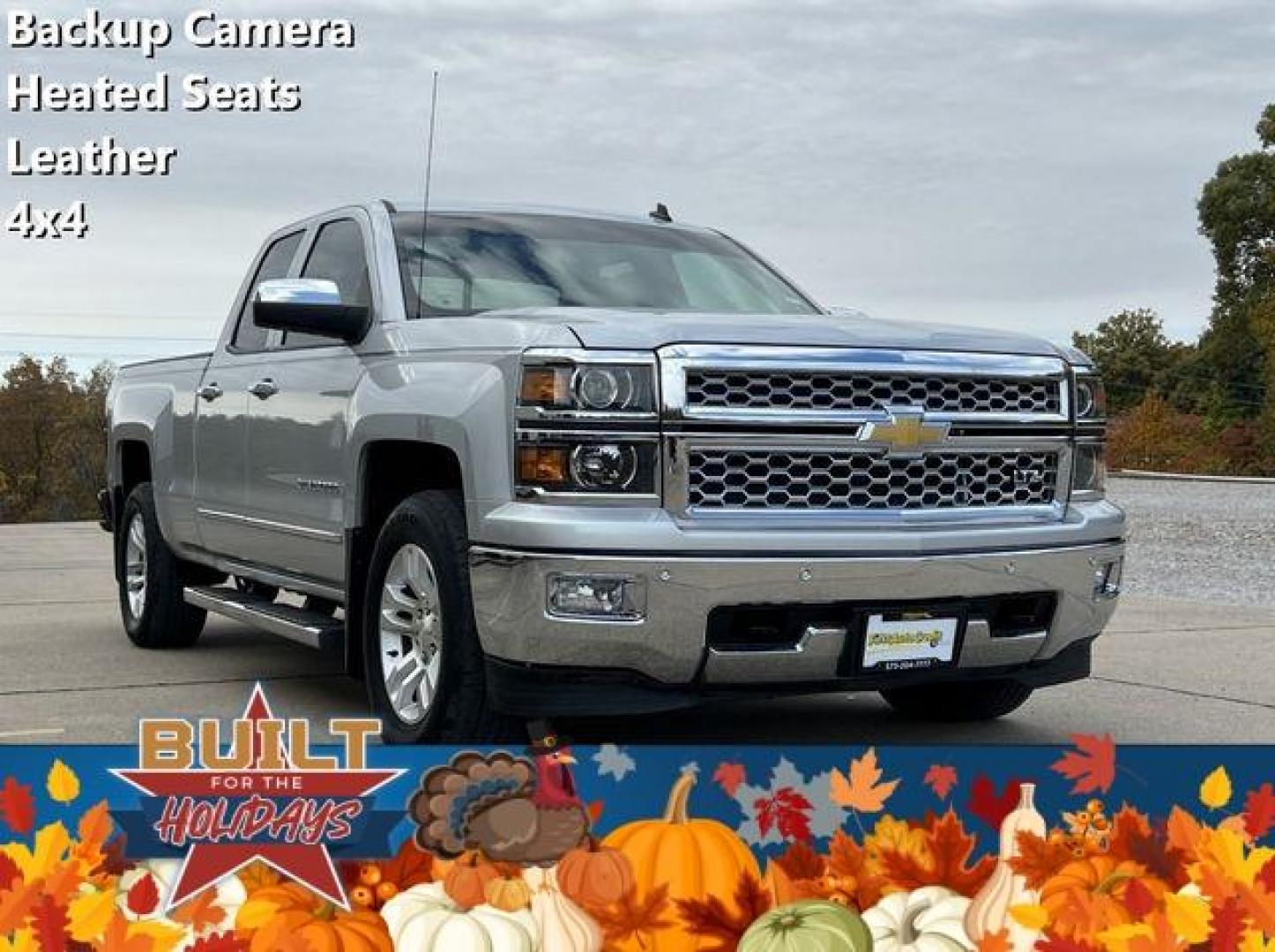 2014 /Black Chevrolet Silverado 1500 1LZ Double Cab 4WD (1GCVKSEC1EZ) with an 5.3L V8 OHV 16V engine, 6-Speed Automatic transmission, located at 2990 Old Orchard Rd., Jackson, MO, 63755, 37.354214, -89.612106 - 2014 Chevrolet Silverado 1500 LTZOnly 87xxx miles4x45.3L V8AutomaticLeatherPower/Heated SeatsBackup CameraBluetoothCruiseRemote StartPower Windows/Locks/MirrorsWe have financing available and we accept trades! Fill out a credit application on our website or come by today!If you have any questions g - Photo#0