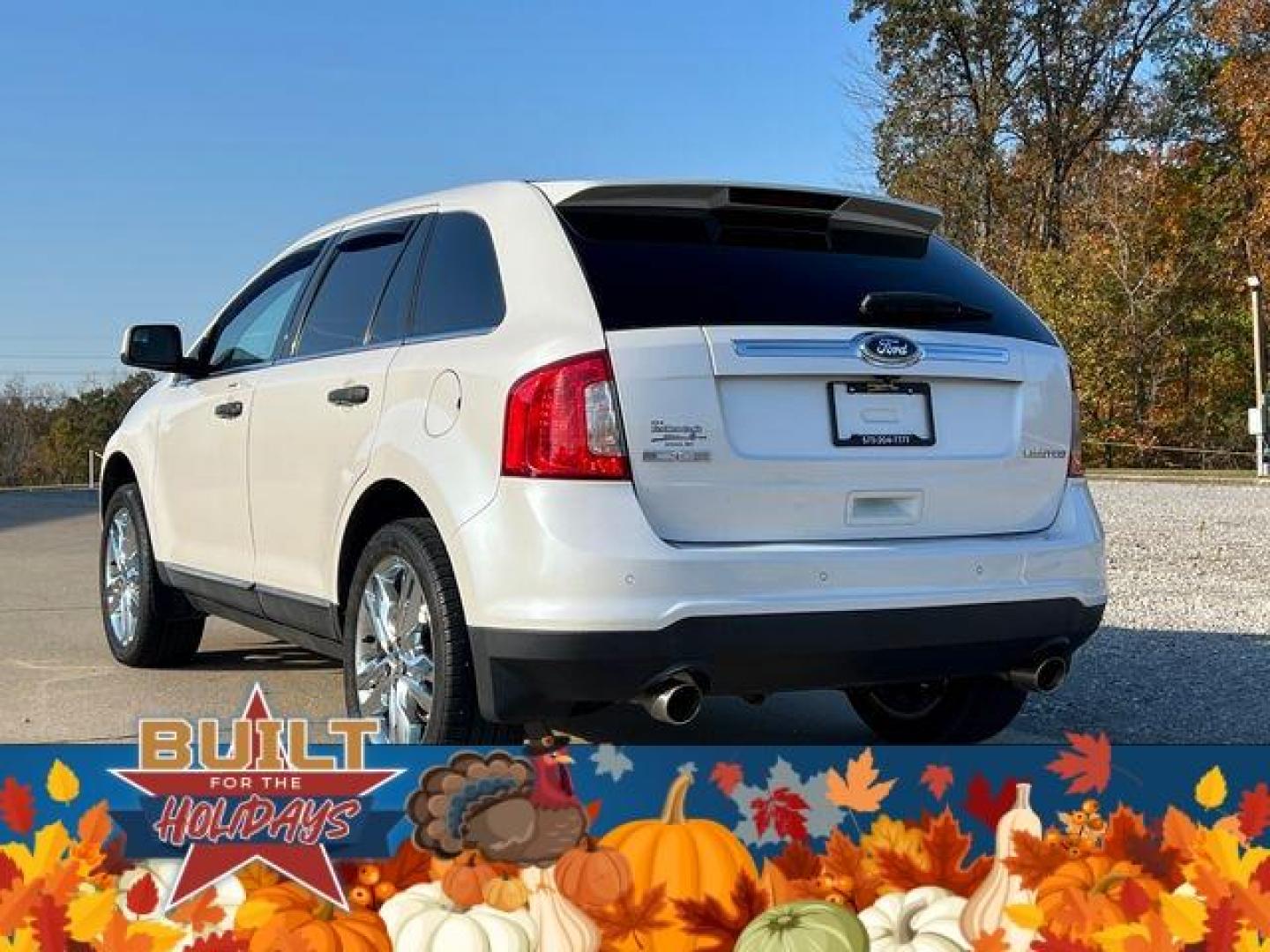 2011 WHITE /Tan FORD EDGE LIMITED (2FMDK3KC6BB) with an 3.5L engine, Automatic transmission, located at 2990 Old Orchard Rd., Jackson, MO, 63755, 37.354214, -89.612106 - Photo#12