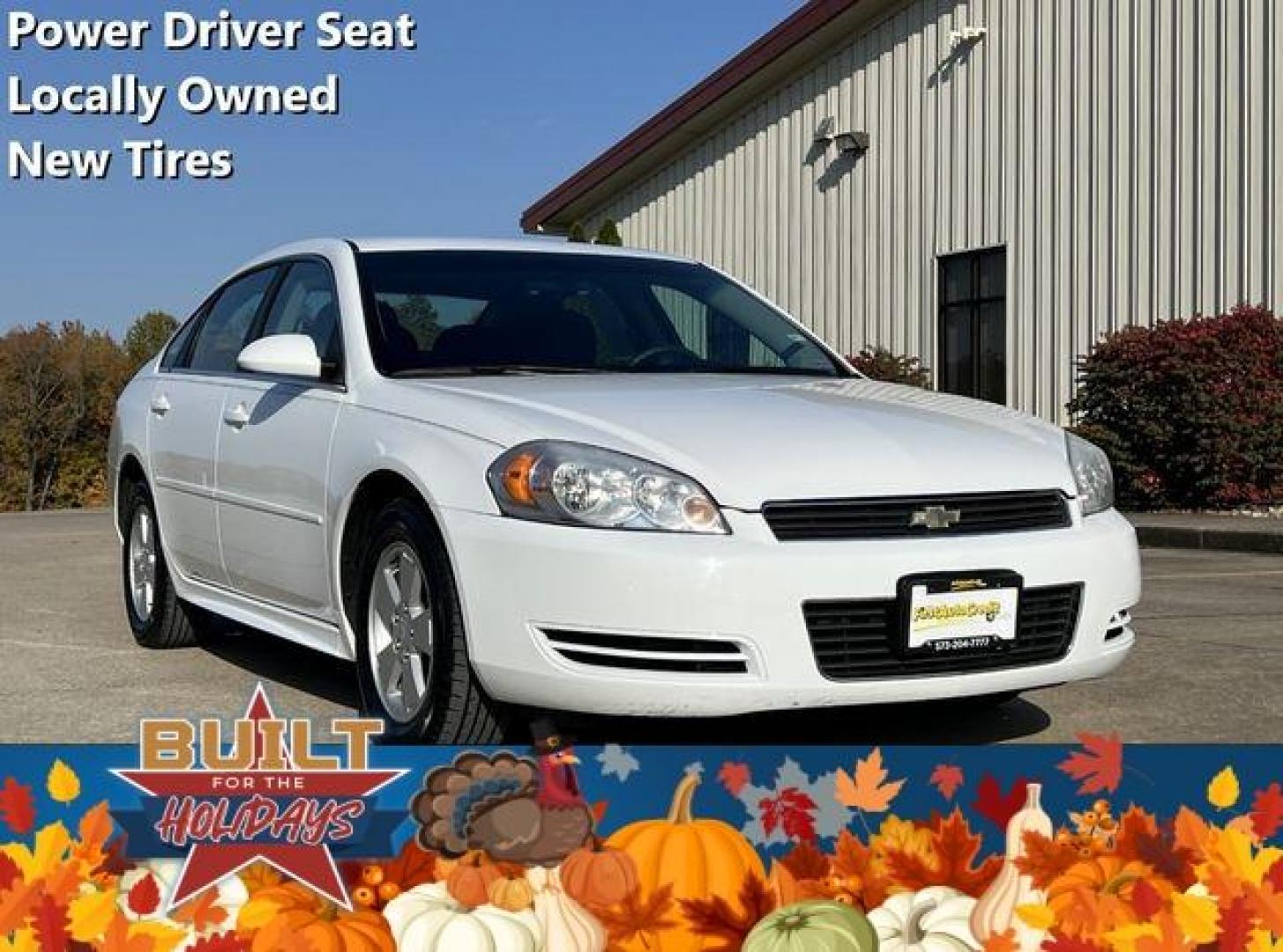 2011 WHITE /Gray CHEVROLET IMPALA LS (2G1WF5EK6B1) with an 3.5L engine, Automatic transmission, located at 2990 Old Orchard Rd., Jackson, MO, 63755, 37.354214, -89.612106 - Photo#0