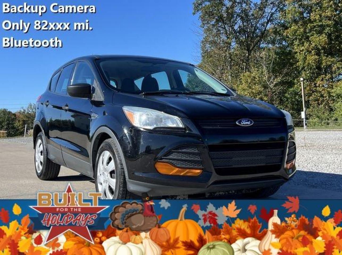 2016 BLACK /Black FORD ESCAPE S (1FMCU0F76GU) with an 2.5L engine, Automatic transmission, located at 2990 Old Orchard Rd., Jackson, MO, 63755, 37.354214, -89.612106 - Photo#0