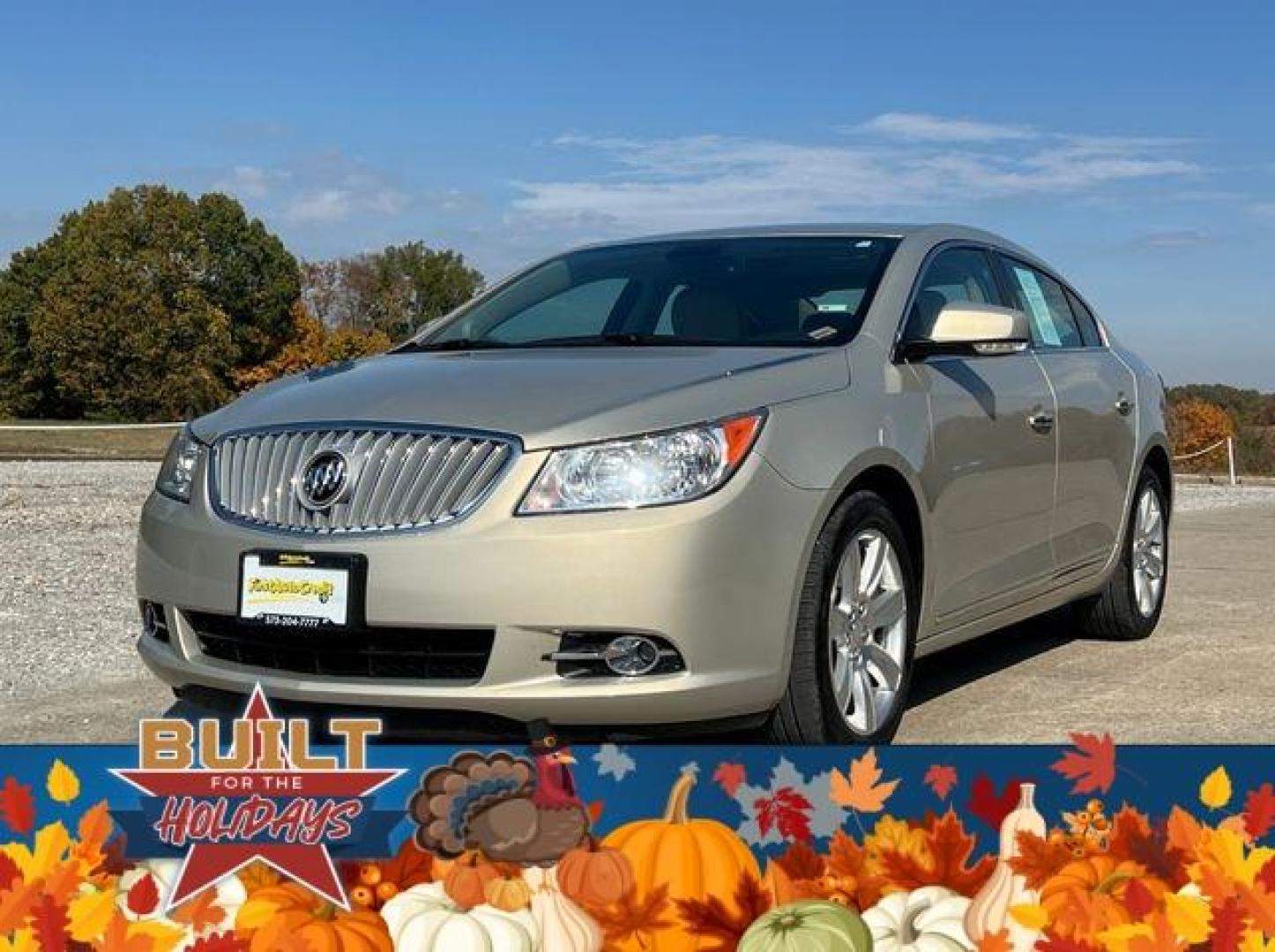 2012 GOLD /Tan BUICK LACROSSE PREMIUM (1G4GF5E39CF) with an 3.6L engine, Automatic transmission, located at 2990 Old Orchard Rd., Jackson, MO, 63755, 37.354214, -89.612106 - Photo#5