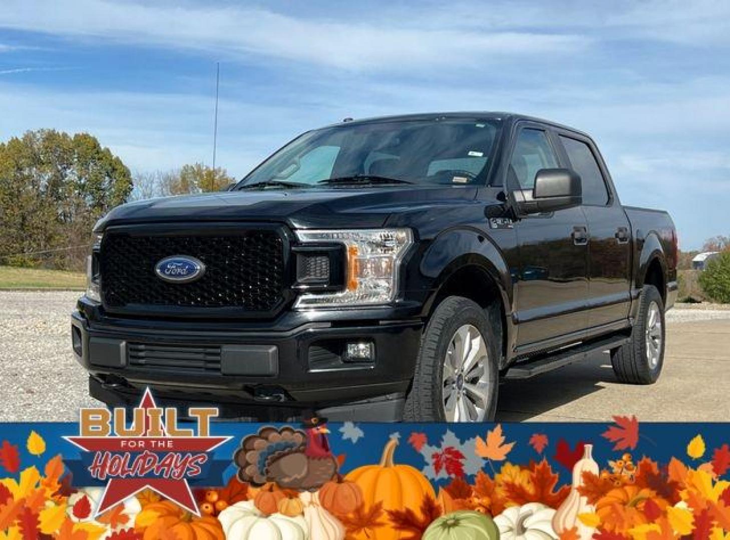 2018 BLACK /Black FORD F150 XL (1FTEW1E54JK) with an 5.0L engine, Automatic transmission, located at 2990 Old Orchard Rd., Jackson, MO, 63755, 37.354214, -89.612106 - Photo#4