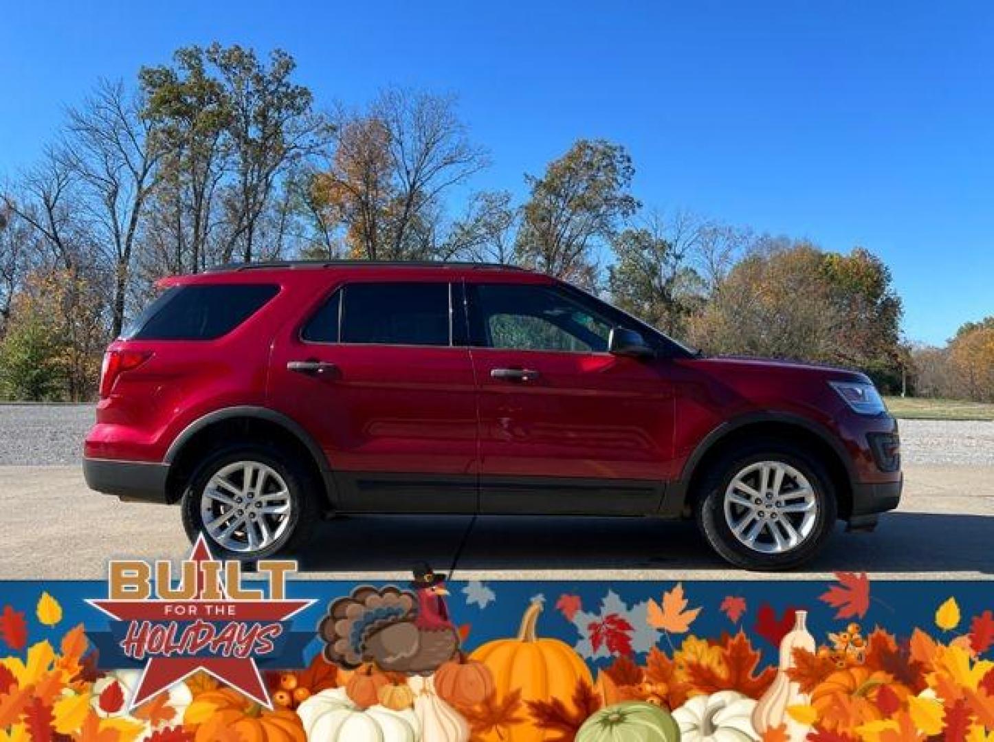 2017 RED /Tan FORD EXPLORER (1FM5K8B82HG) with an 3.5L engine, Automatic transmission, located at 2990 Old Orchard Rd., Jackson, MO, 63755, 37.354214, -89.612106 - Photo#6