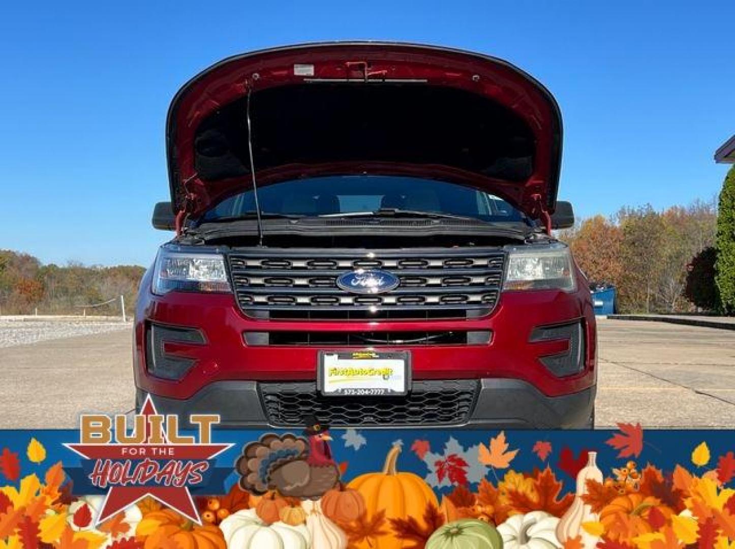 2017 RED /Tan FORD EXPLORER (1FM5K8B82HG) with an 3.5L engine, Automatic transmission, located at 2990 Old Orchard Rd., Jackson, MO, 63755, 37.354214, -89.612106 - Photo#30