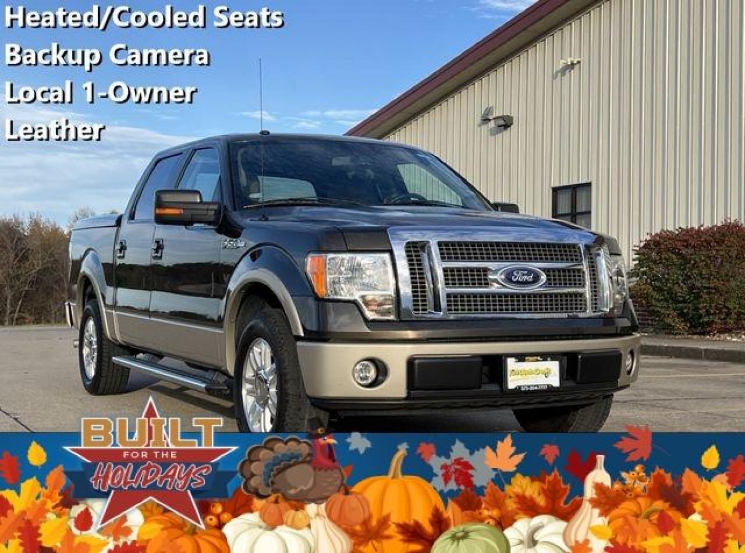 2009 BROWN /Tan FORD F150 LARIAT (1FTPW12V99K) with an 5.4L engine, Automatic transmission, located at 2990 Old Orchard Rd., Jackson, MO, 63755, 37.354214, -89.612106 - Photo#0