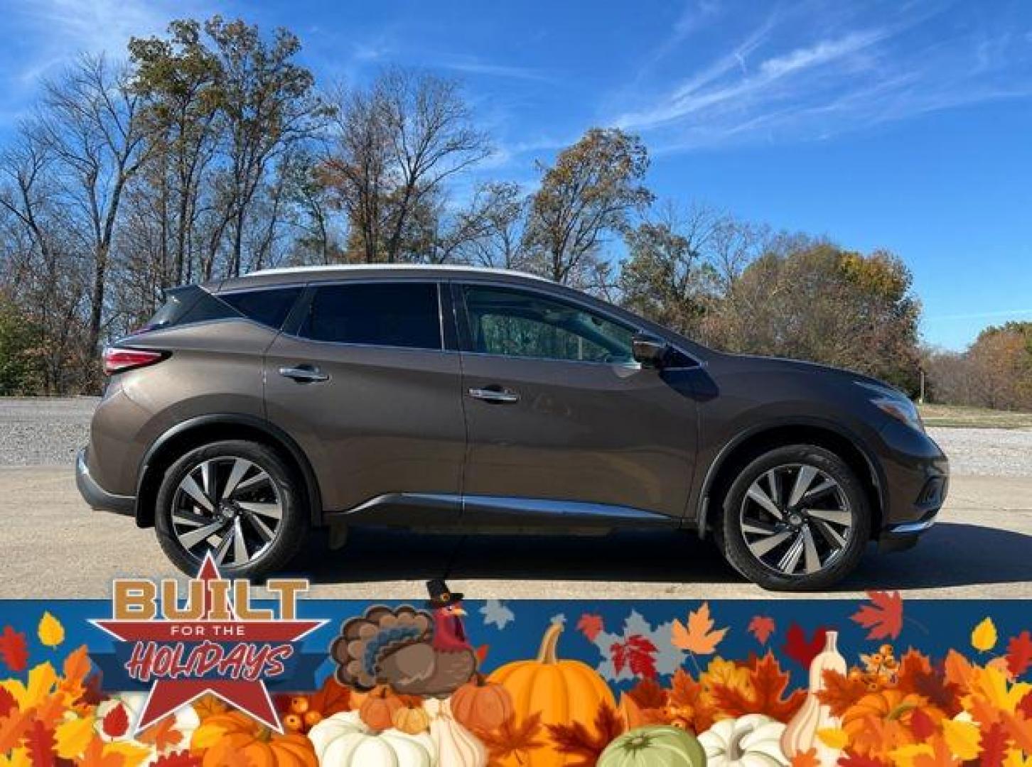 2015 BROWN /Tan NISSAN MURANO PLATINUM (5N1AZ2MHXFN) with an 3.5L engine, Continuously Variable transmission, located at 2990 Old Orchard Rd., Jackson, MO, 63755, 37.354214, -89.612106 - Photo#11