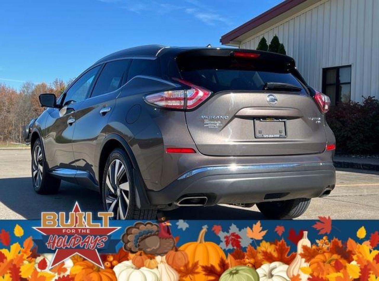 2015 BROWN /Tan NISSAN MURANO PLATINUM (5N1AZ2MHXFN) with an 3.5L engine, Continuously Variable transmission, located at 2990 Old Orchard Rd., Jackson, MO, 63755, 37.354214, -89.612106 - Photo#13