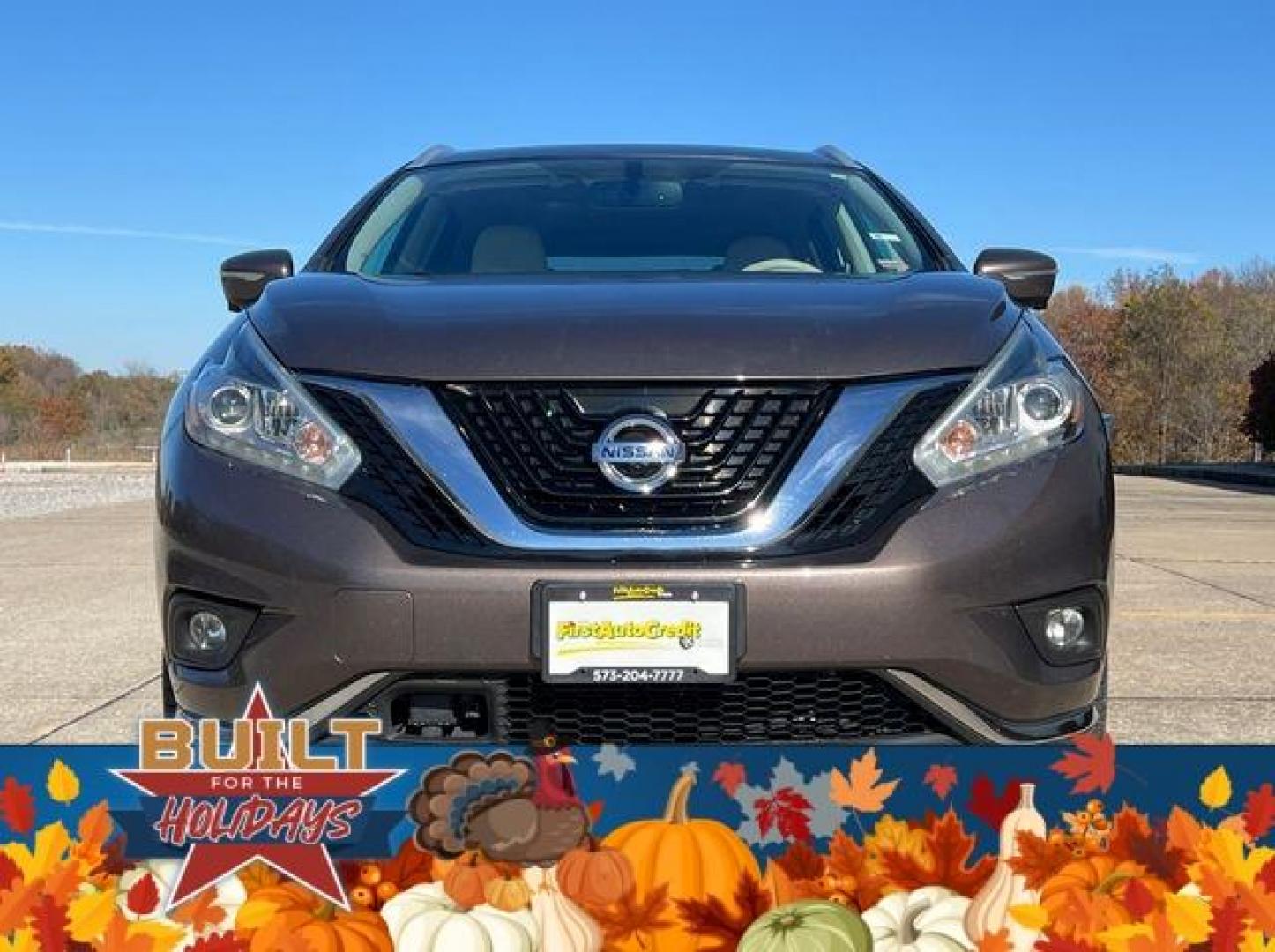 2015 BROWN /Tan NISSAN MURANO PLATINUM (5N1AZ2MHXFN) with an 3.5L engine, Continuously Variable transmission, located at 2990 Old Orchard Rd., Jackson, MO, 63755, 37.354214, -89.612106 - Photo#15