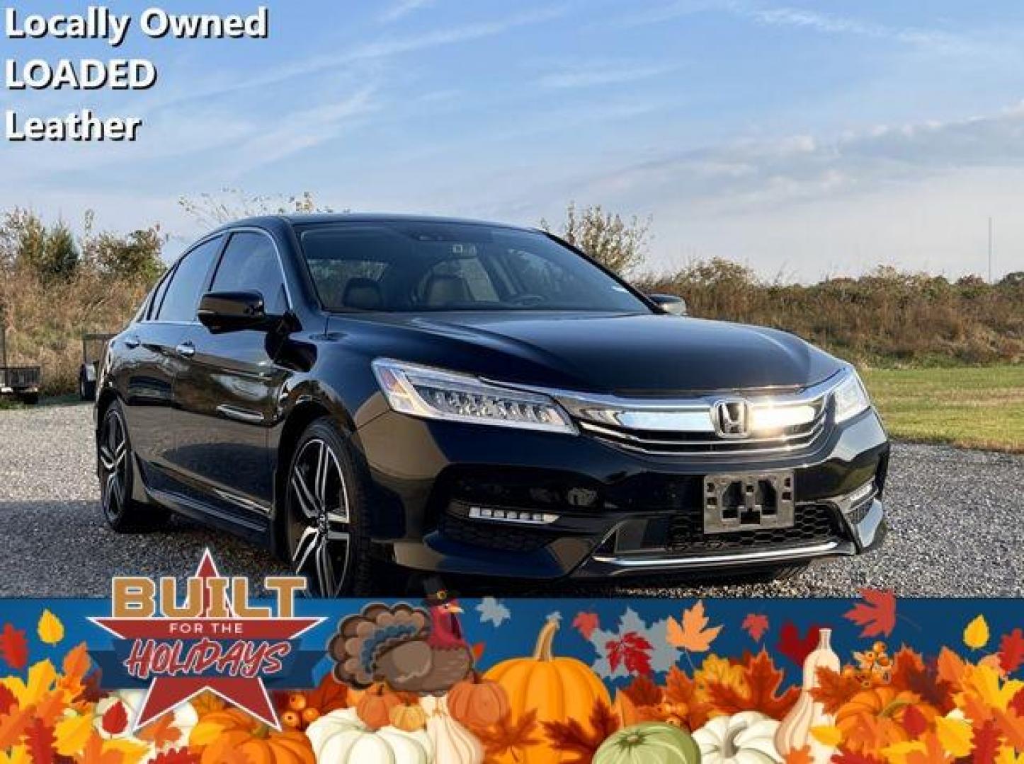 2017 BLACK /Black HONDA ACCORD TOURING (1HGCR3F98HA) with an 3.5L engine, Automatic transmission, located at 2990 Old Orchard Rd., Jackson, MO, 63755, 37.354214, -89.612106 - Photo#0