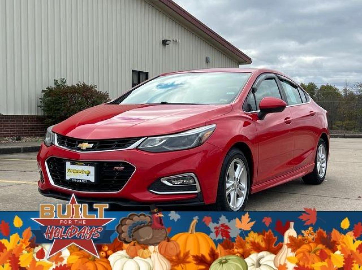 2017 RED /Black CHEVROLET CRUZE LT (1G1BE5SM9H7) with an 1.4L engine, Automatic transmission, located at 2990 Old Orchard Rd., Jackson, MO, 63755, 37.354214, -89.612106 - Photo#5