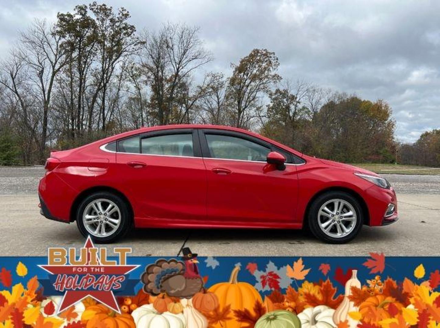 2017 RED /Black CHEVROLET CRUZE LT (1G1BE5SM9H7) with an 1.4L engine, Automatic transmission, located at 2990 Old Orchard Rd., Jackson, MO, 63755, 37.354214, -89.612106 - Photo#7