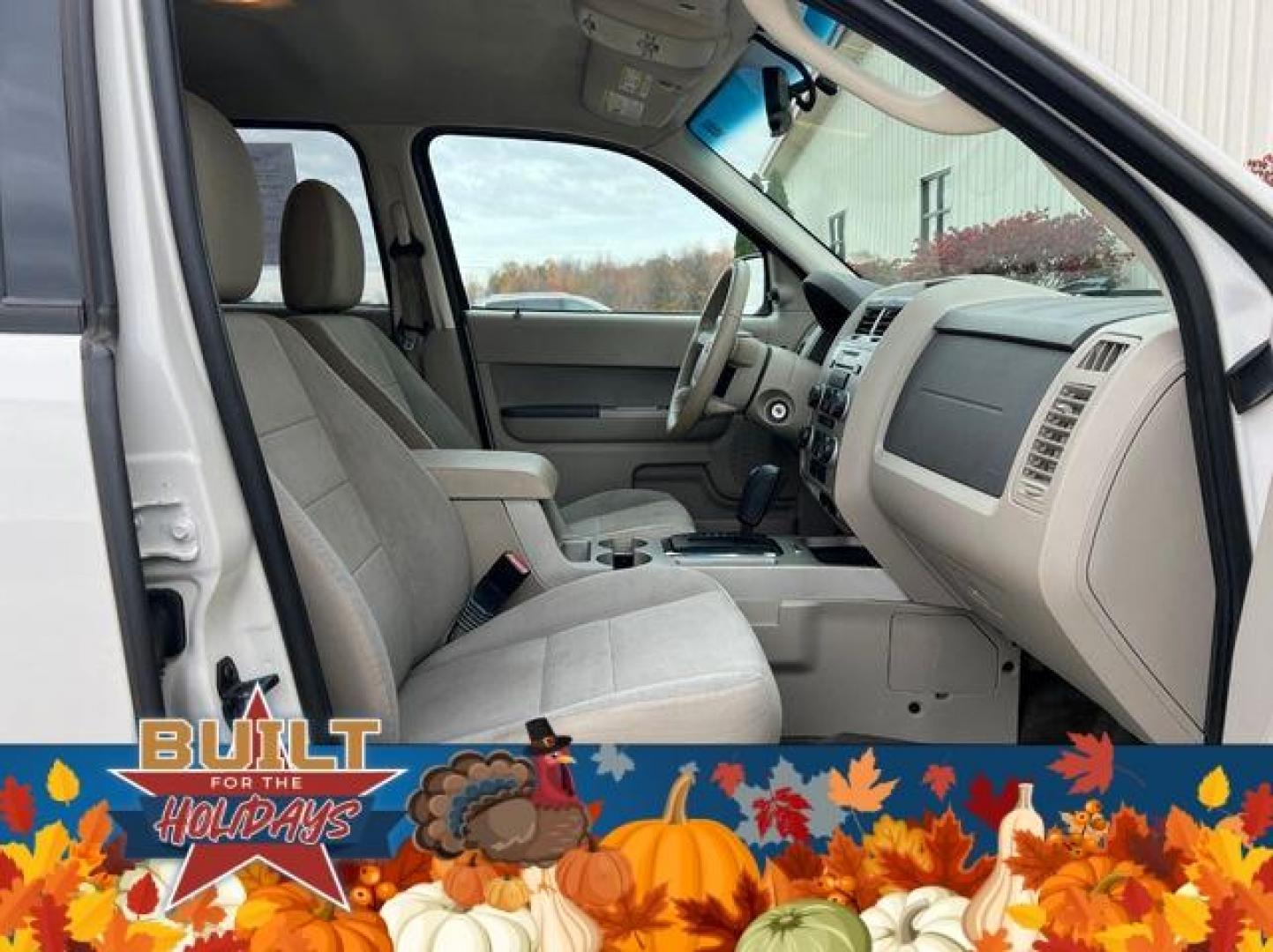 2011 WHITE /Tan FORD ESCAPE XLT (1FMCU0DGXBK) with an 3.0L engine, Automatic transmission, located at 2990 Old Orchard Rd., Jackson, MO, 63755, 37.354214, -89.612106 - Photo#13