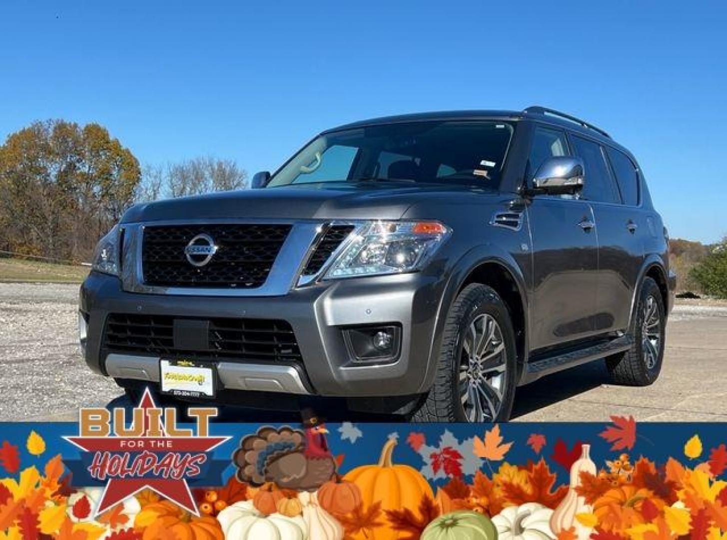 2018 GREY /Black NISSAN ARMADA SL (JN8AY2NC4J9) with an 5.6L engine, Automatic transmission, located at 2990 Old Orchard Rd., Jackson, MO, 63755, 37.354214, -89.612106 - Photo#10