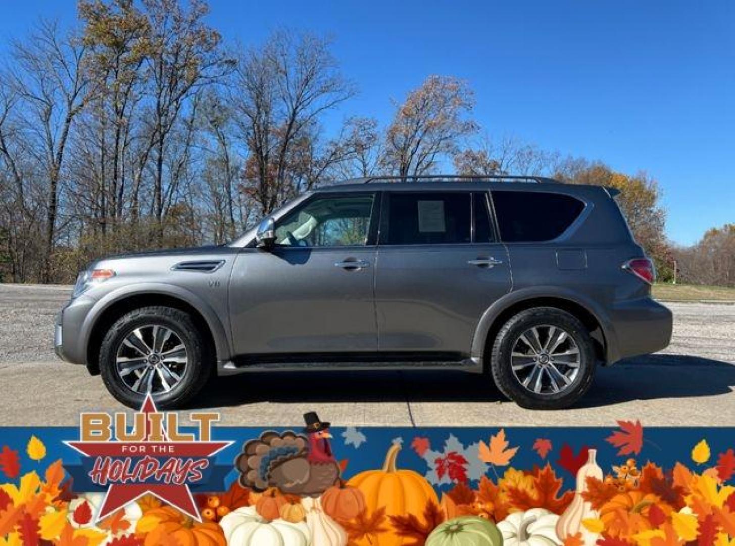 2018 GREY /Black NISSAN ARMADA SL (JN8AY2NC4J9) with an 5.6L engine, Automatic transmission, located at 2990 Old Orchard Rd., Jackson, MO, 63755, 37.354214, -89.612106 - Photo#11