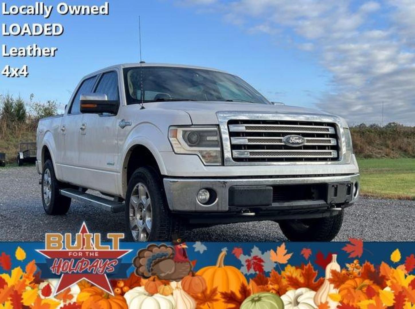 2013 WHITE /Pale Adobe FORD F150 KING RANCH (1FTFW1ET7DK) with an 3.5L engine, Automatic transmission, located at 2990 Old Orchard Rd., Jackson, MO, 63755, 37.354214, -89.612106 - Photo#0