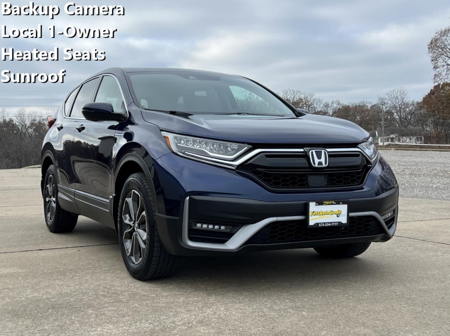 2021 BLUE /Gray Cloth HONDA CR-V EX (7FART6H57ME) with an 2.0L engine, Continuously Variable transmission, located at 2990 Old Orchard Rd., Jackson, MO, 63755, 37.354214, -89.612106 - Photo#0