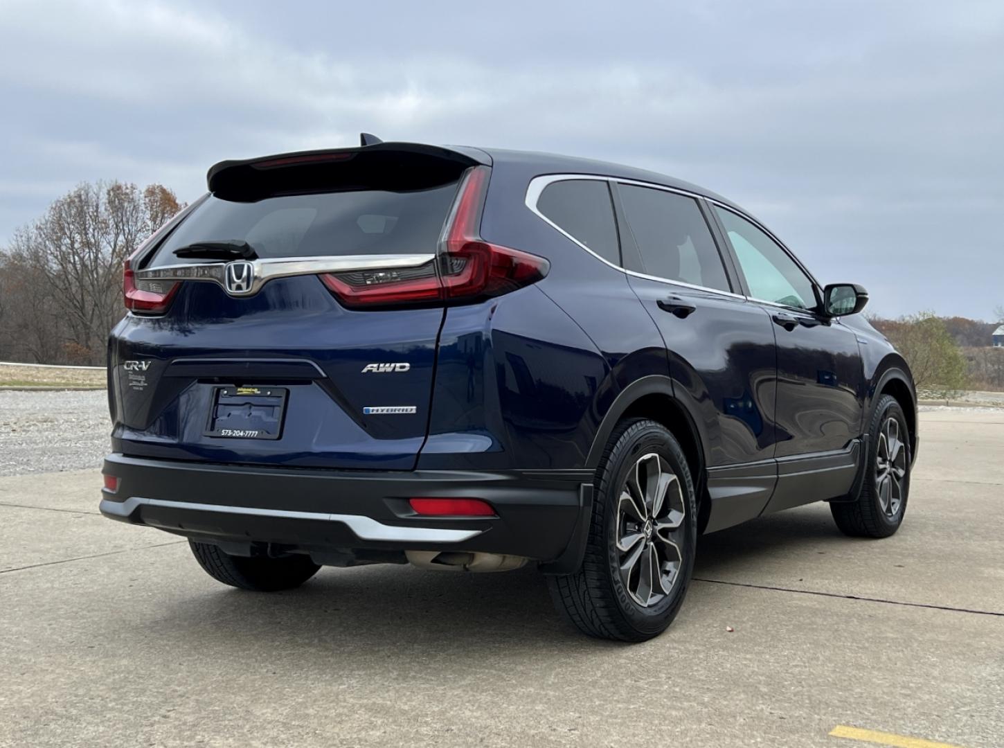 2021 BLUE /Gray Cloth HONDA CR-V EX (7FART6H57ME) with an 2.0L engine, Continuously Variable transmission, located at 2990 Old Orchard Rd., Jackson, MO, 63755, 37.354214, -89.612106 - Photo#9