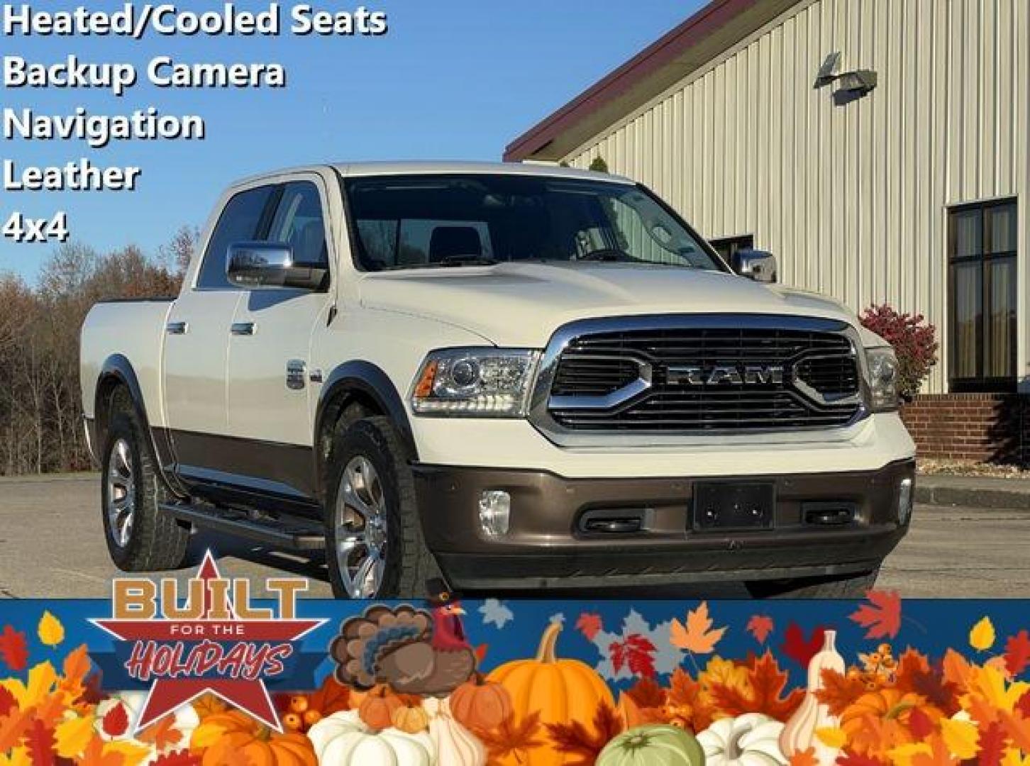 2018 WHITE /Brown RAM 1500 LONGHORN (1C6RR7PT2JS) with an 5.7L engine, Automatic transmission, located at 2990 Old Orchard Rd., Jackson, MO, 63755, 37.354214, -89.612106 - Photo#0