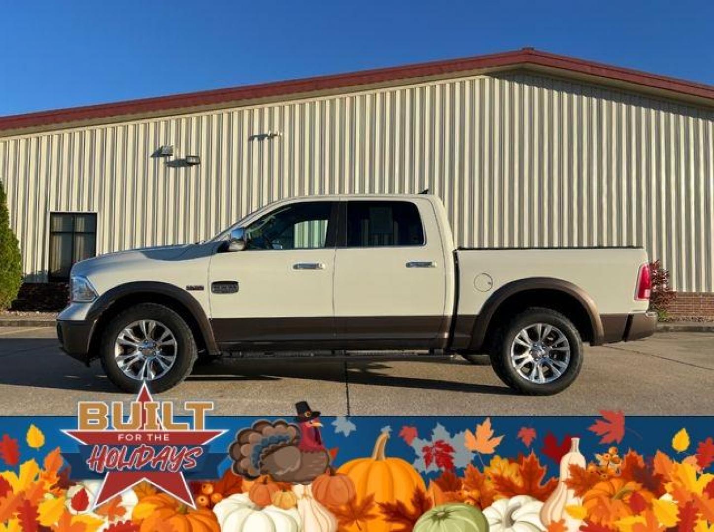 2018 WHITE /Brown RAM 1500 LONGHORN (1C6RR7PT2JS) with an 5.7L engine, Automatic transmission, located at 2990 Old Orchard Rd., Jackson, MO, 63755, 37.354214, -89.612106 - Photo#3