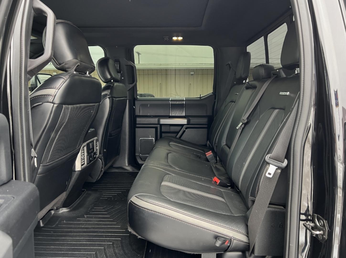 2019 BLACK /Black Leather FORD F250 SUPER DUTY PLATINUM (1FT7W2BTXKE) with an 6.7L V8 Power Stroke Turbo Diesel engine, Automatic transmission, located at 2990 Old Orchard Rd., Jackson, MO, 63755, 37.354214, -89.612106 - 2019 Ford F-250 Super Duty Platinum Local 1-Owner 52xxx miles 4x4 6.7L V8 Power Stroke Turbo Diesel Automatic Navigation Backup Camera Power/Heated/Cooled Seats Heated Rear Seats Sunroof Power Running Boards 22" Wheels Bluetooth Remote Start Cruise Power Windows/Locks/Mirrors We hav - Photo#21