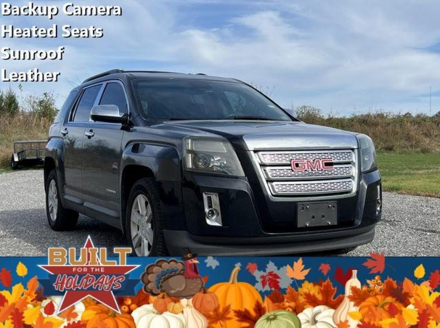 2013 BLACK /Black GMC TERRAIN SLT (2GKFLVEK6D6) with an 2.4L engine, Automatic transmission, located at 2990 Old Orchard Rd., Jackson, MO, 63755, 37.354214, -89.612106 - Photo#0