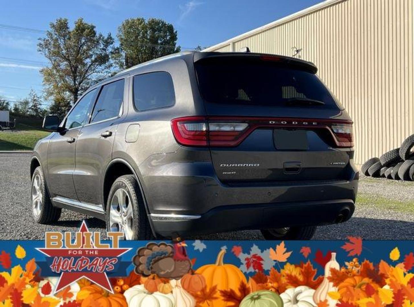 2015 GRAY /Tan DODGE DURANGO LIMITED (1C4RDJDGXFC) with an 3.6L engine, Automatic transmission, located at 2990 Old Orchard Rd., Jackson, MO, 63755, 37.354214, -89.612106 - Photo#12