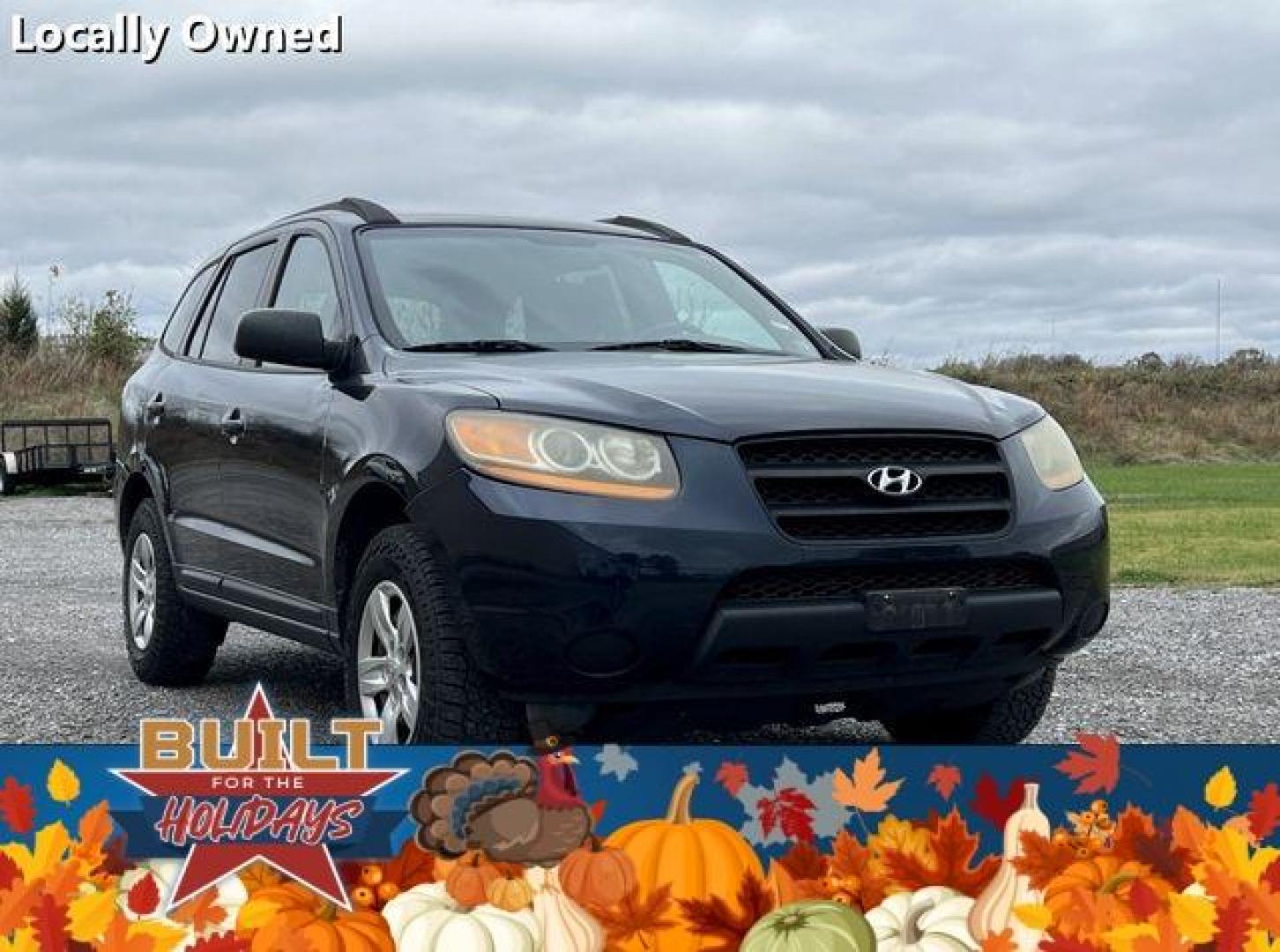 2009 NAVY /Gray HYUNDAI SANTA FE GLS (5NMSG13D79H) with an 2.7L engine, Automatic transmission, located at 2990 Old Orchard Rd., Jackson, MO, 63755, 37.354214, -89.612106 - Photo#0