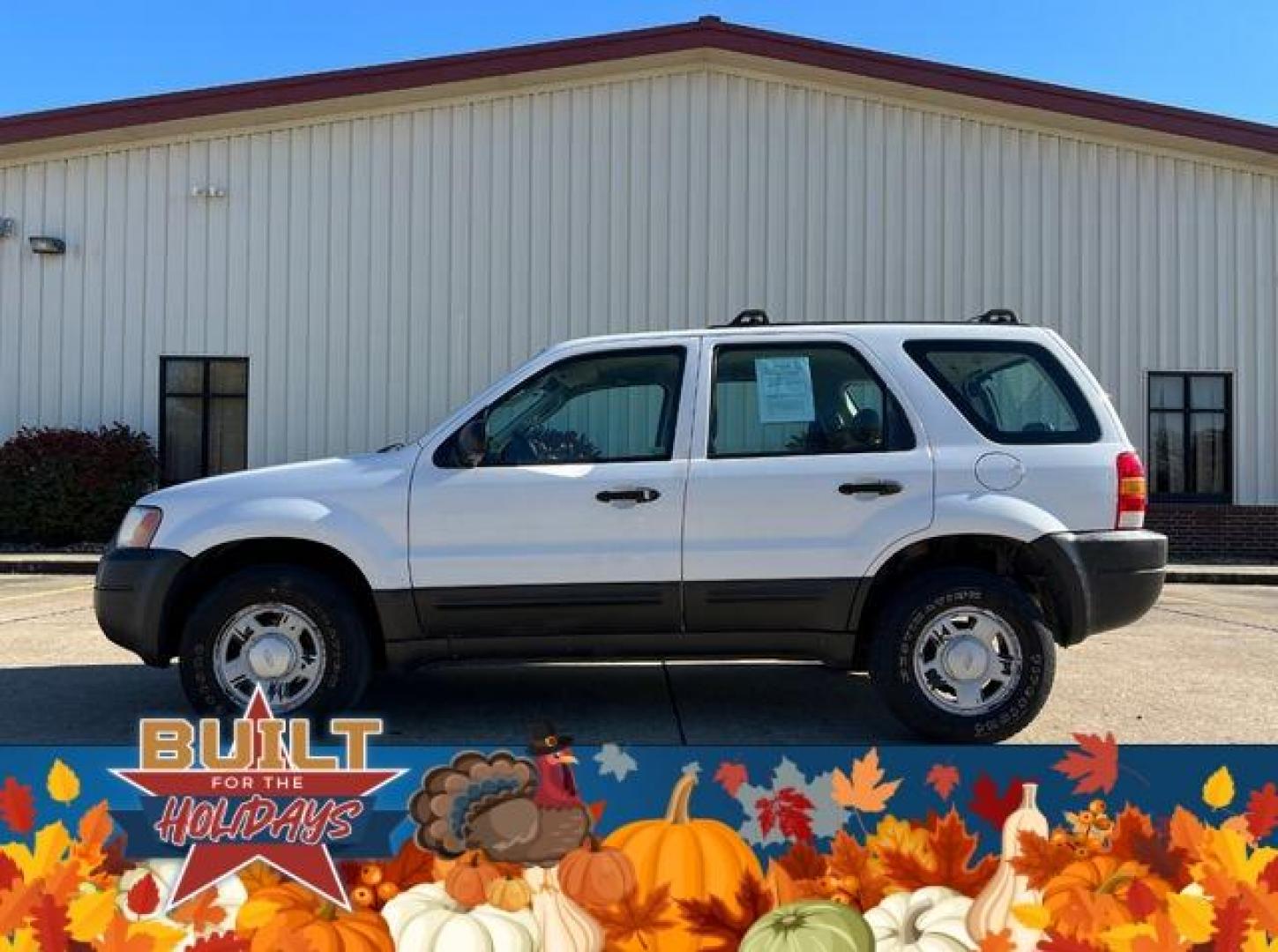 2003 WHITE /Tan FORD ESCAPE XLS (1FMYU02163K) with an 3.0L engine, Automatic transmission, located at 2990 Old Orchard Rd., Jackson, MO, 63755, 37.354214, -89.612106 - Photo#3