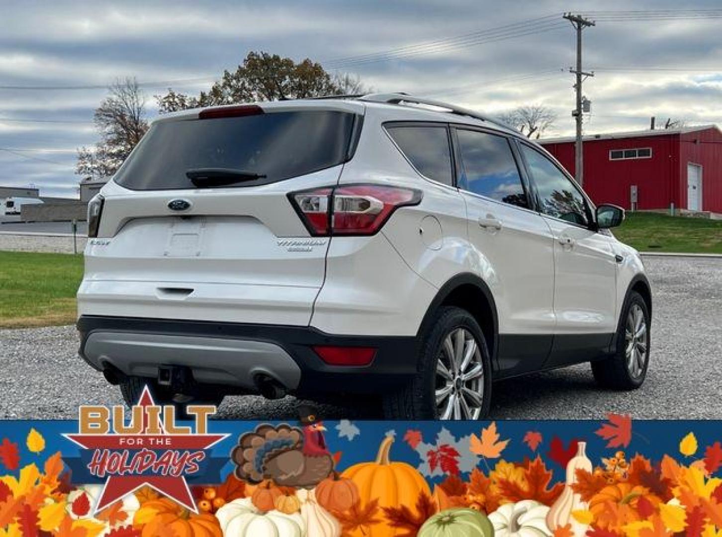 2017 WHITE /Tan FORD ESCAPE TITANIUM (1FMCU0J98HU) with an 2.0L engine, Automatic transmission, located at 2990 Old Orchard Rd., Jackson, MO, 63755, 37.354214, -89.612106 - Photo#10