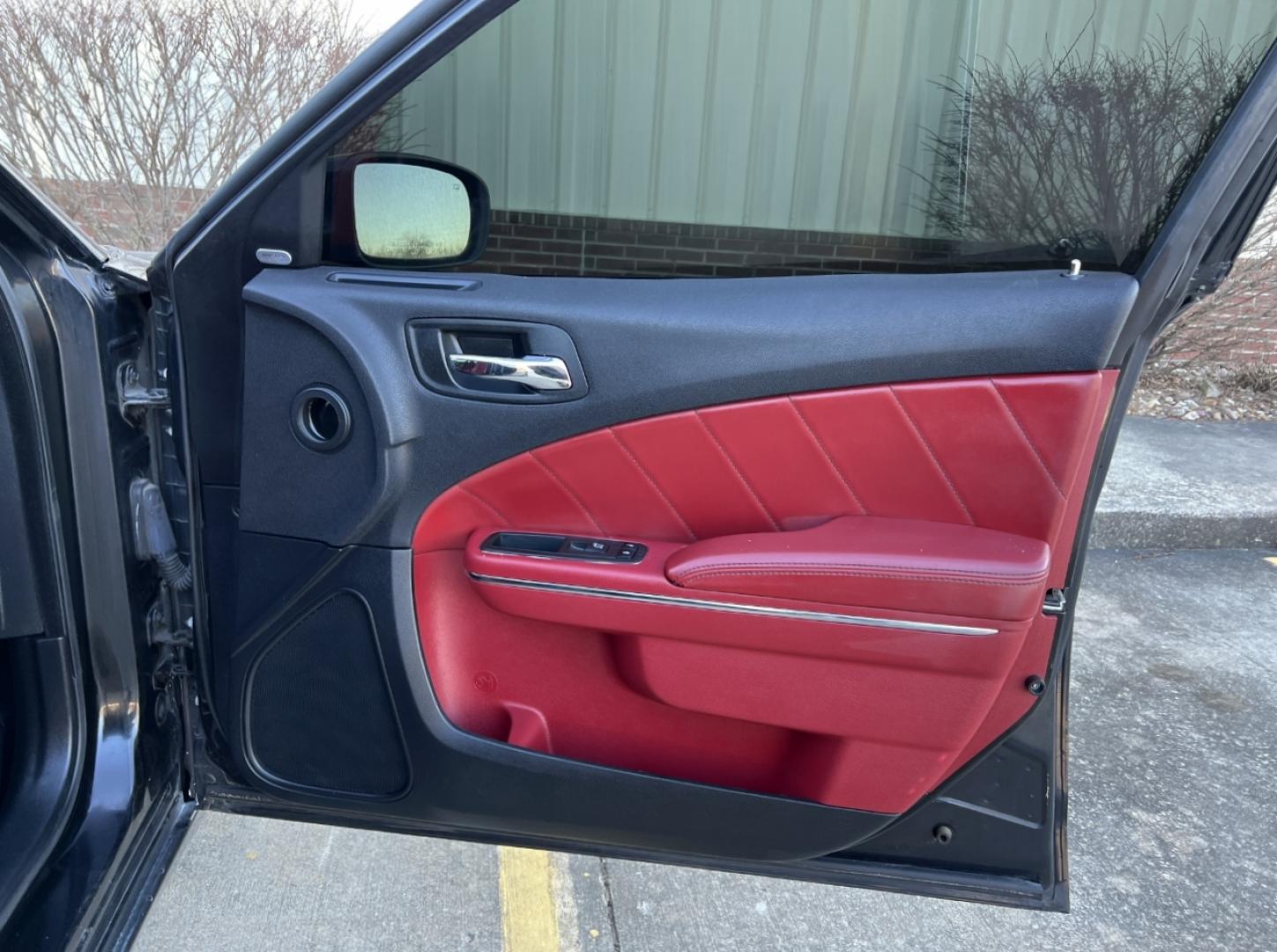 2014 BLACK /Red Leather DODGE CHARGER R/T (2C3CDXCT8EH) with an 5.7L V8 HEMI engine, Automatic transmission, located at 2990 Old Orchard Rd., Jackson, MO, 63755, 37.354214, -89.612106 - 2014 Dodge Charger R/T Local 1-Owner 148xxx miles Rear Wheel Drive 5.7L V8 HEMI Automatic Leather New Tires Navigation Backup Camera Power/Heated Seats Heated Rear Seats Heated Steering Wheel Sunroof Bluetooth Remote Start Cruise Power Windows/Locks/Mirrors We have financing availa - Photo#18