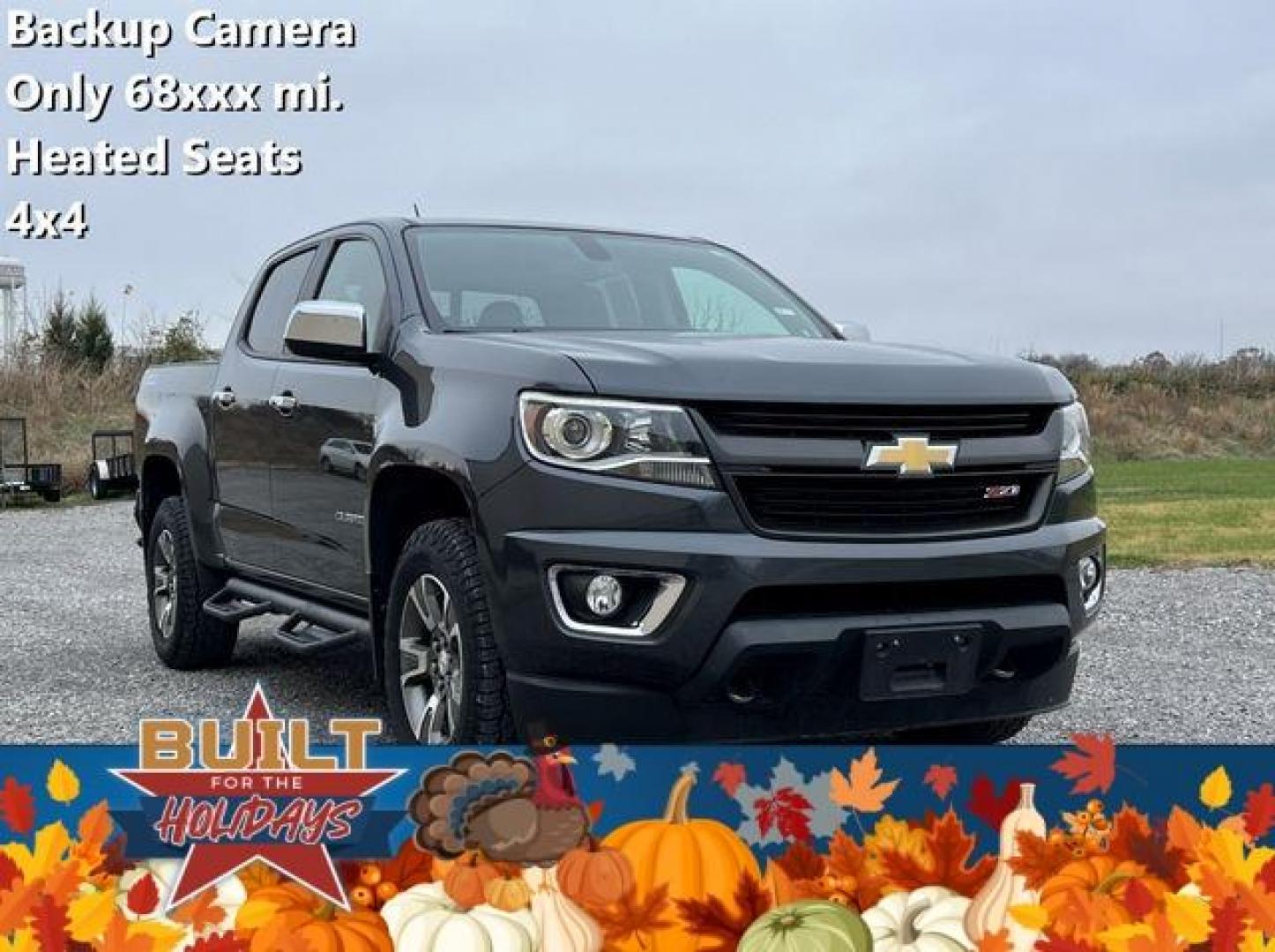 2016 GRAY /Gray CHEVROLET COLORADO Z71 (1GCGTDE31G1) with an 3.6L engine, Automatic transmission, located at 2990 Old Orchard Rd., Jackson, MO, 63755, 37.354214, -89.612106 - Photo#0