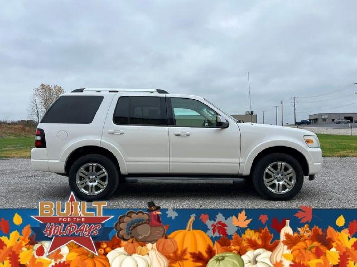 2010 WHITE /Tan FORD EXPLORER LIMITED (1FMEU7F82AU) with an 4.6L engine, Automatic transmission, located at 2990 Old Orchard Rd., Jackson, MO, 63755, 37.354214, -89.612106 - Photo#10