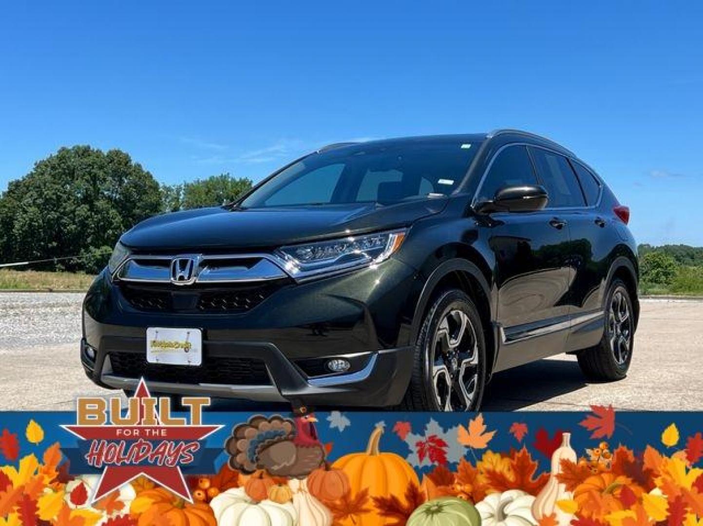 2017 GREEN /Black HONDA CR-V TOURING (5J6RW1H98HL) with an 1.5L engine, Continuously Variable transmission, located at 2990 Old Orchard Rd., Jackson, MO, 63755, 37.354214, -89.612106 - Photo#17