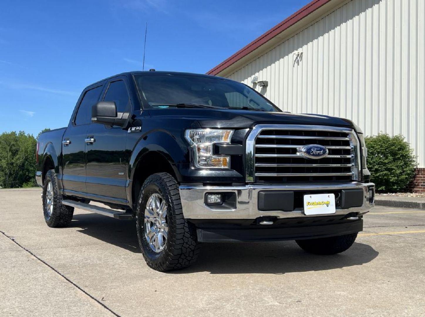 2017 BLACK /Gray FORD F150 XLT (1FTEW1EP0HF) with an 2.7L engine, Automatic transmission, located at 2990 Old Orchard Rd., Jackson, MO, 63755, 37.354214, -89.612106 - Photo#0