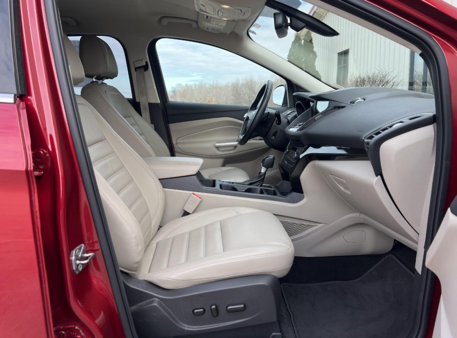 2017 RED /Tan Leather Ford Escape Titanium (1FMCU0JD5HU) with an 1.5L 4 Cyl. engine, Automatic transmission, located at 2990 Old Orchard Rd., Jackson, MO, 63755, 37.354214, -89.612106 - 2017 Ford Escape Titanium Only 45xxx miles Front Wheel Drive 1.5L 4 Cyl. Automatic Leather Power/Heated Seats Backup Camera Bluetooth Cruise Remote Start Power Windows/Locks/Mirrors We have financing available and we accept trades! Fill out a credit application on our website or come by - Photo#16