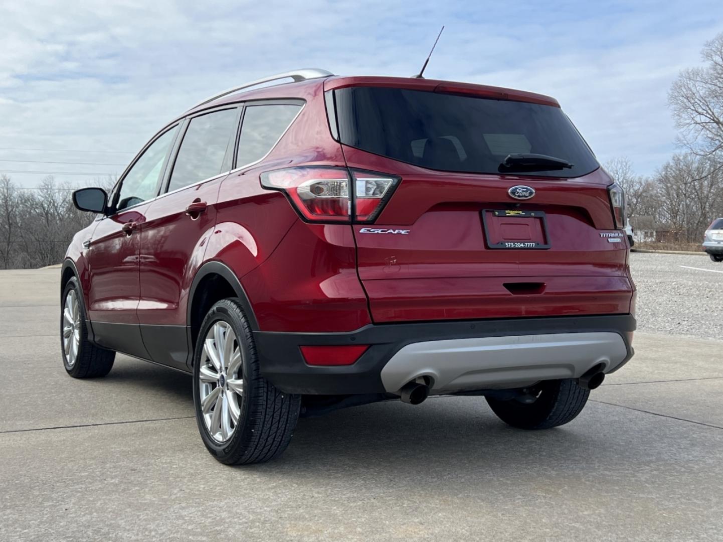 2017 RED /Tan Leather Ford Escape Titanium (1FMCU0JD5HU) with an 1.5L 4 Cyl. engine, Automatic transmission, located at 2990 Old Orchard Rd., Jackson, MO, 63755, 37.354214, -89.612106 - 2017 Ford Escape Titanium Only 45xxx miles Front Wheel Drive 1.5L 4 Cyl. Automatic Leather Power/Heated Seats Backup Camera Bluetooth Cruise Remote Start Power Windows/Locks/Mirrors We have financing available and we accept trades! Fill out a credit application on our website or come by - Photo#10