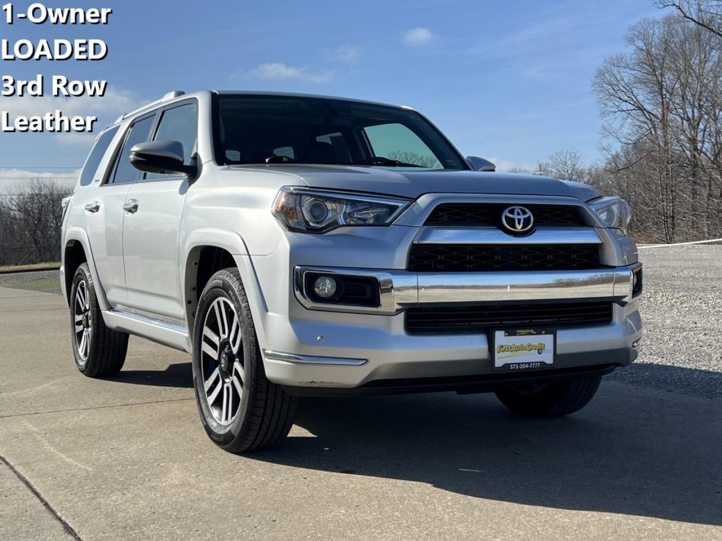 2019 SILVER /Black Leather TOYOTA 4RUNNER LIMITED (JTEBU5JR8K5) with an 4.0L engine, Automatic transmission, located at 2990 Old Orchard Rd., Jackson, MO, 63755, 37.354214, -89.612106 - Photo#0