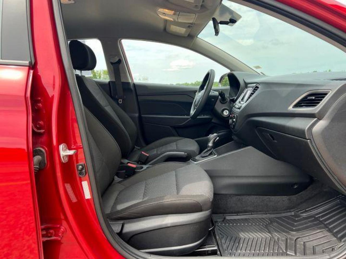 2020 RED /Black HYUNDAI ACCENT SE (3KPC24A61LE) with an 1.6L engine, Continuously Variable transmission, located at 2990 Old Orchard Rd., Jackson, MO, 63755, 37.354214, -89.612106 - Photo#14