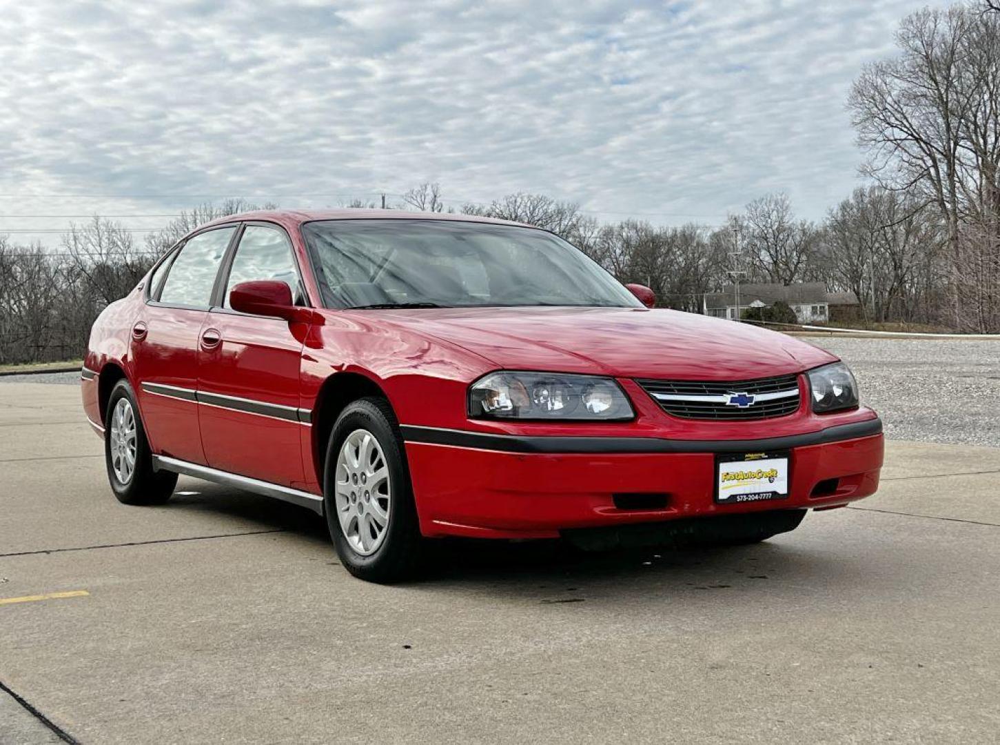 2003 RED CHEVROLET IMPALA (2G1WF52E339) with an 3.4L engine, Automatic transmission, located at 2990 Old Orchard Rd., Jackson, MO, 63755, 37.354214, -89.612106 - Photo#0